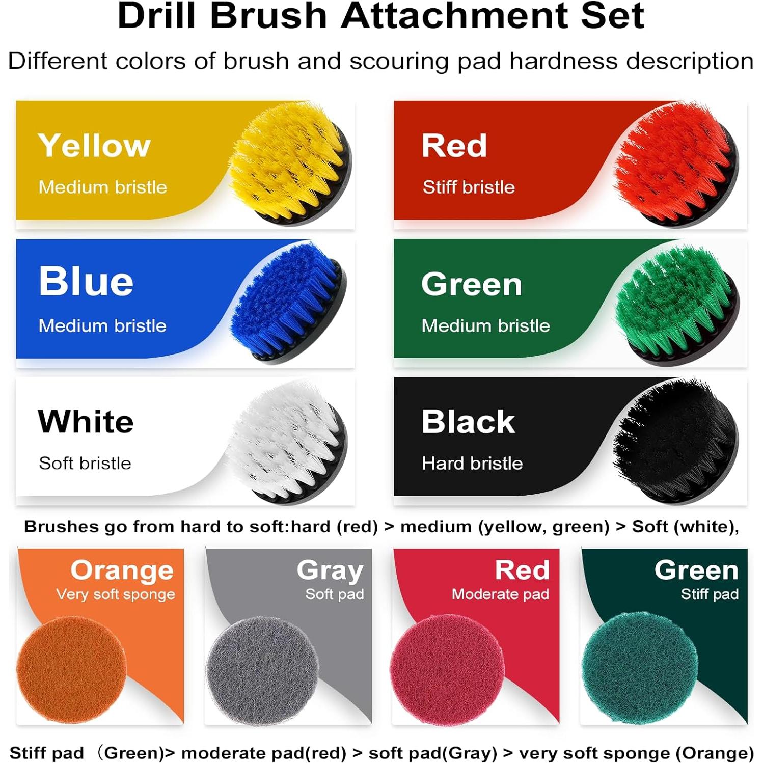 Juego de 48 Accesorios de Limpieza ETOUPA para Taladro