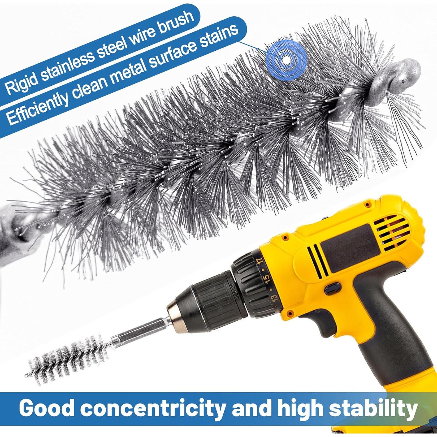 Juego de cepillos de alambre 18 piezas PAMASE 8-19mm