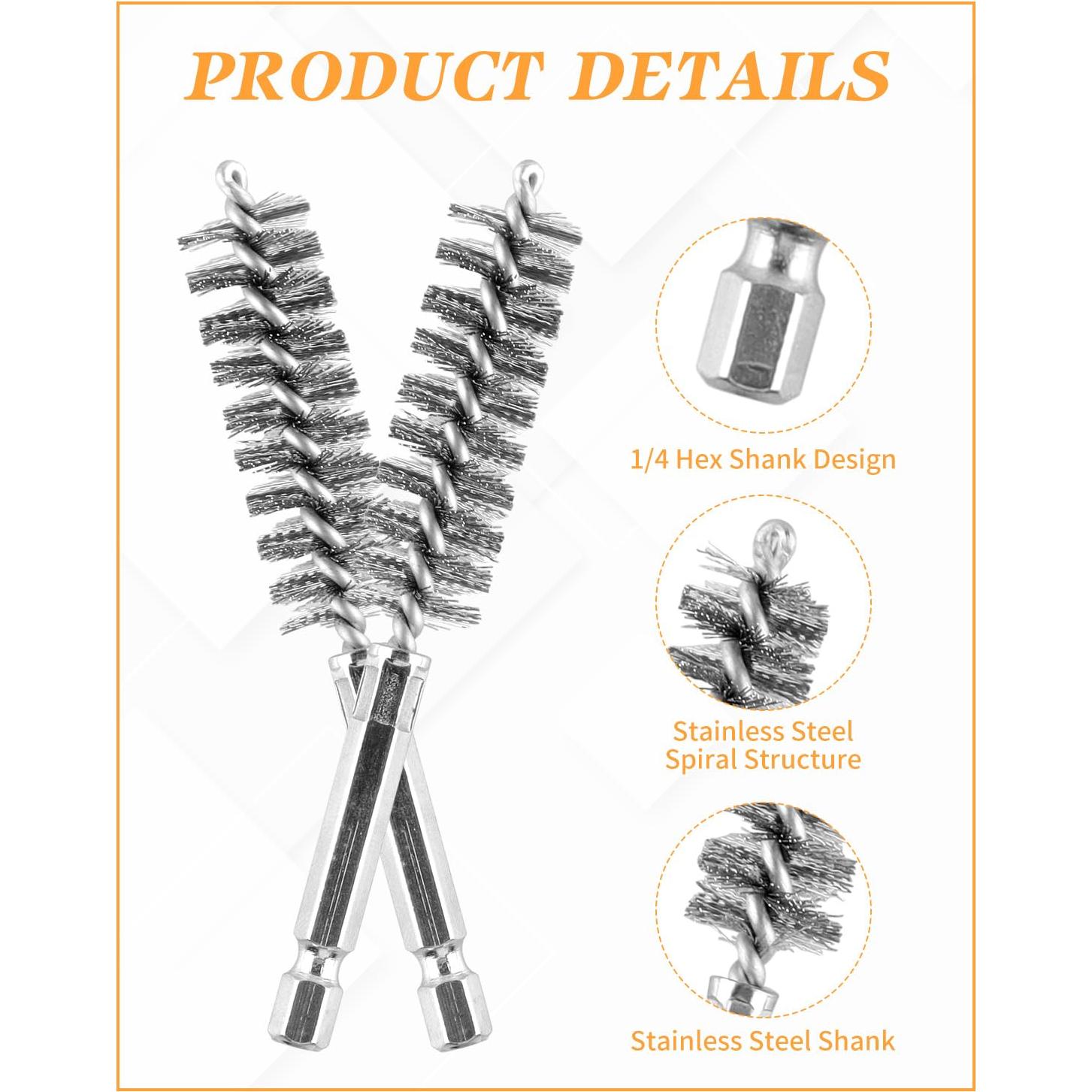 Juego de cepillos de alambre AOKLIT 24 piezas para taladro