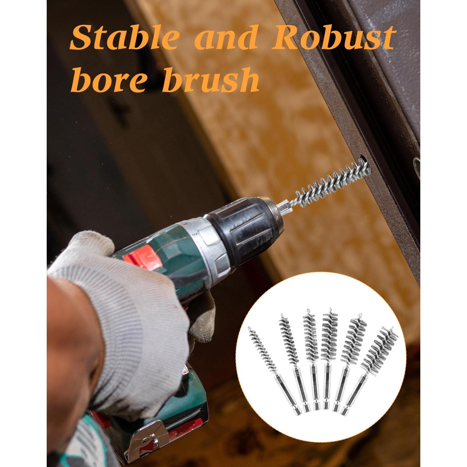 Juego de cepillos de alambre AOKLIT 24 piezas para taladro