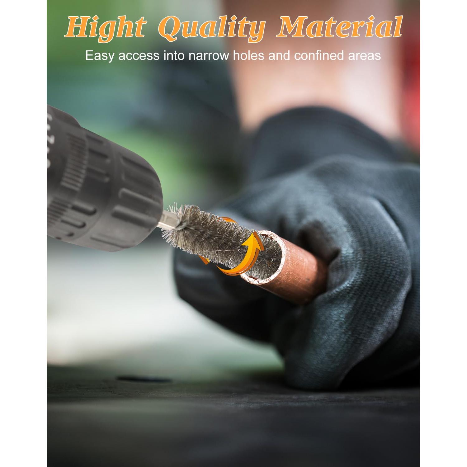 Juego de cepillos de alambre AOKLIT 24 piezas para taladro