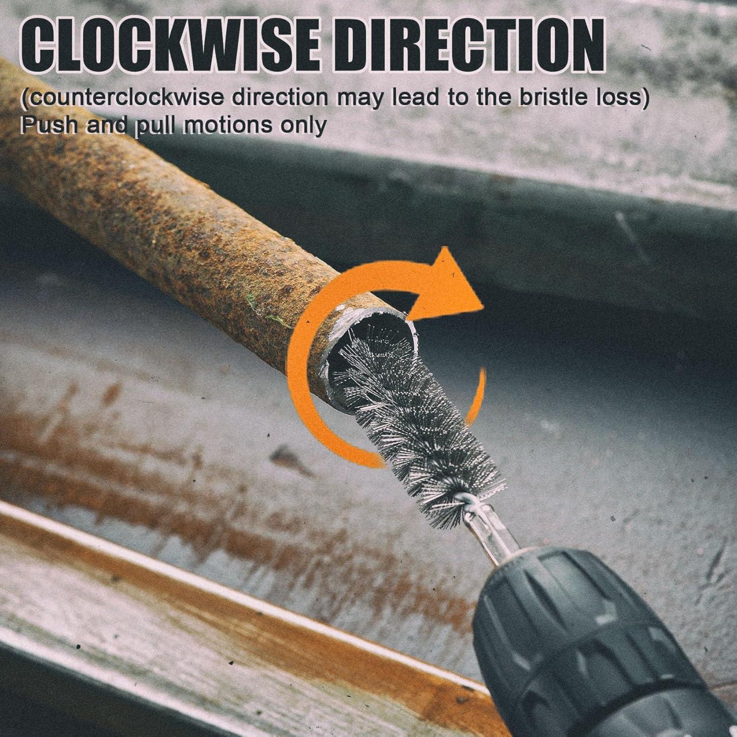 Juego de Cepillos de Alambre MAXMAN 8 Piezas Acero Inoxidable