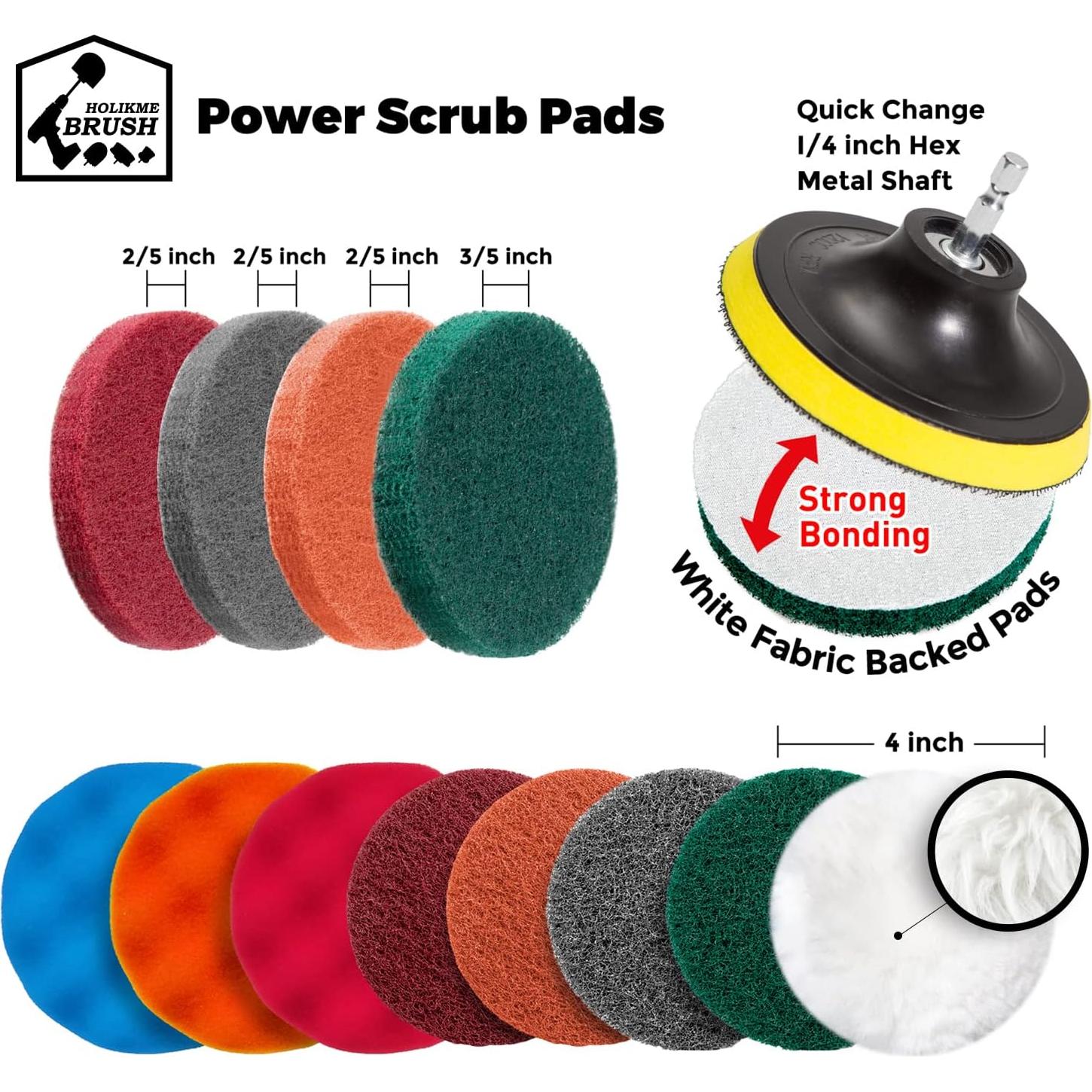 Conjunto 33 Piezas Accesorios Limpieza Taladro Holikme