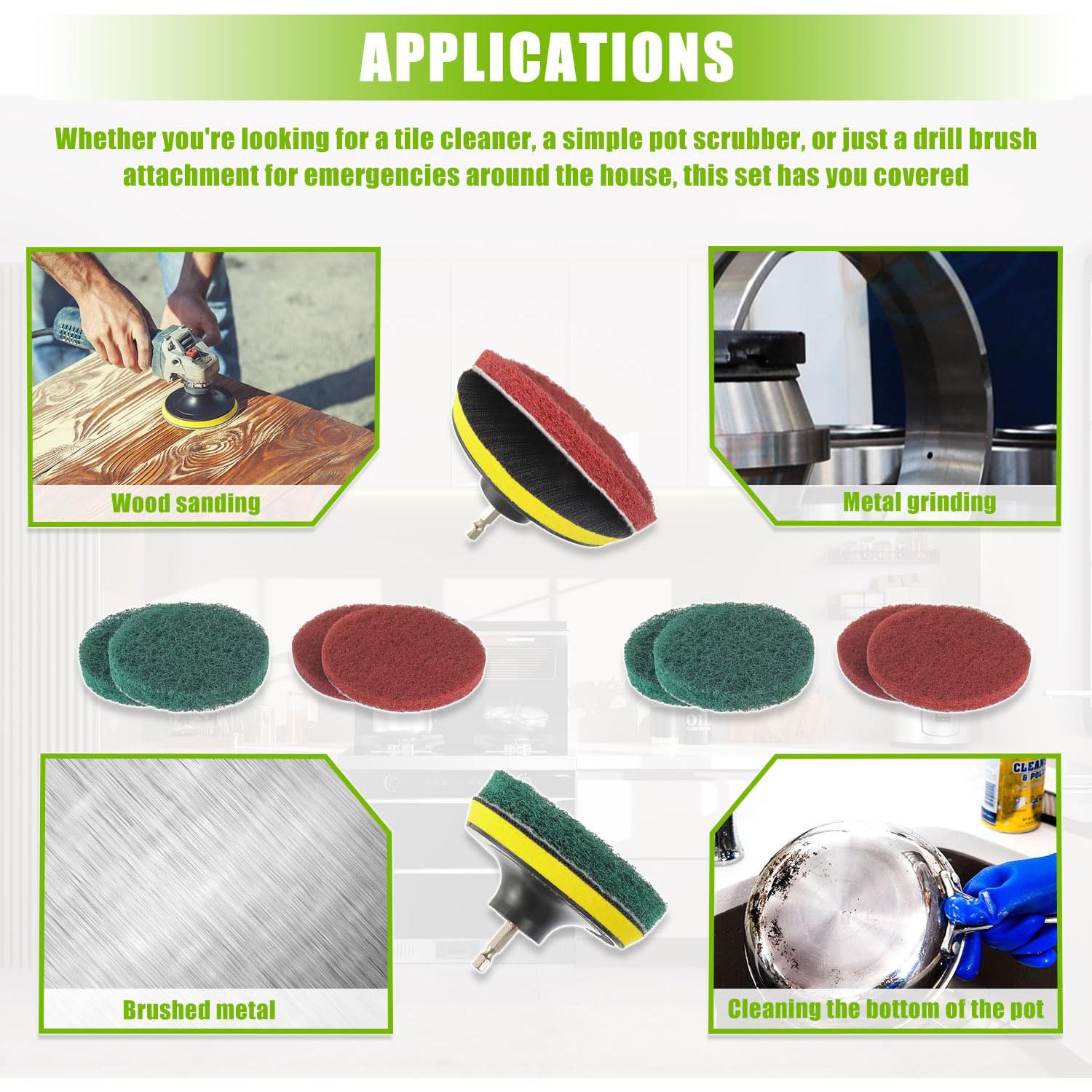 Juego de almohadillas de limpieza para taladro EPLZON 10 piezas