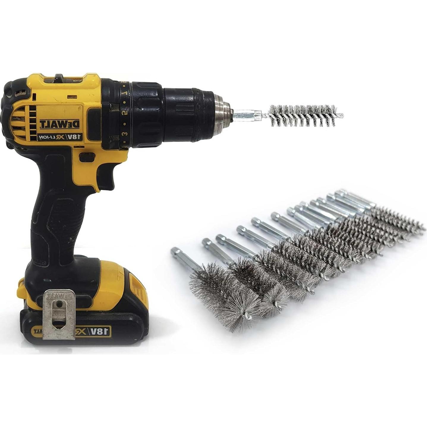 ASNOMY 14 Piezas Cepillos de Acero Inoxidable para Taladro