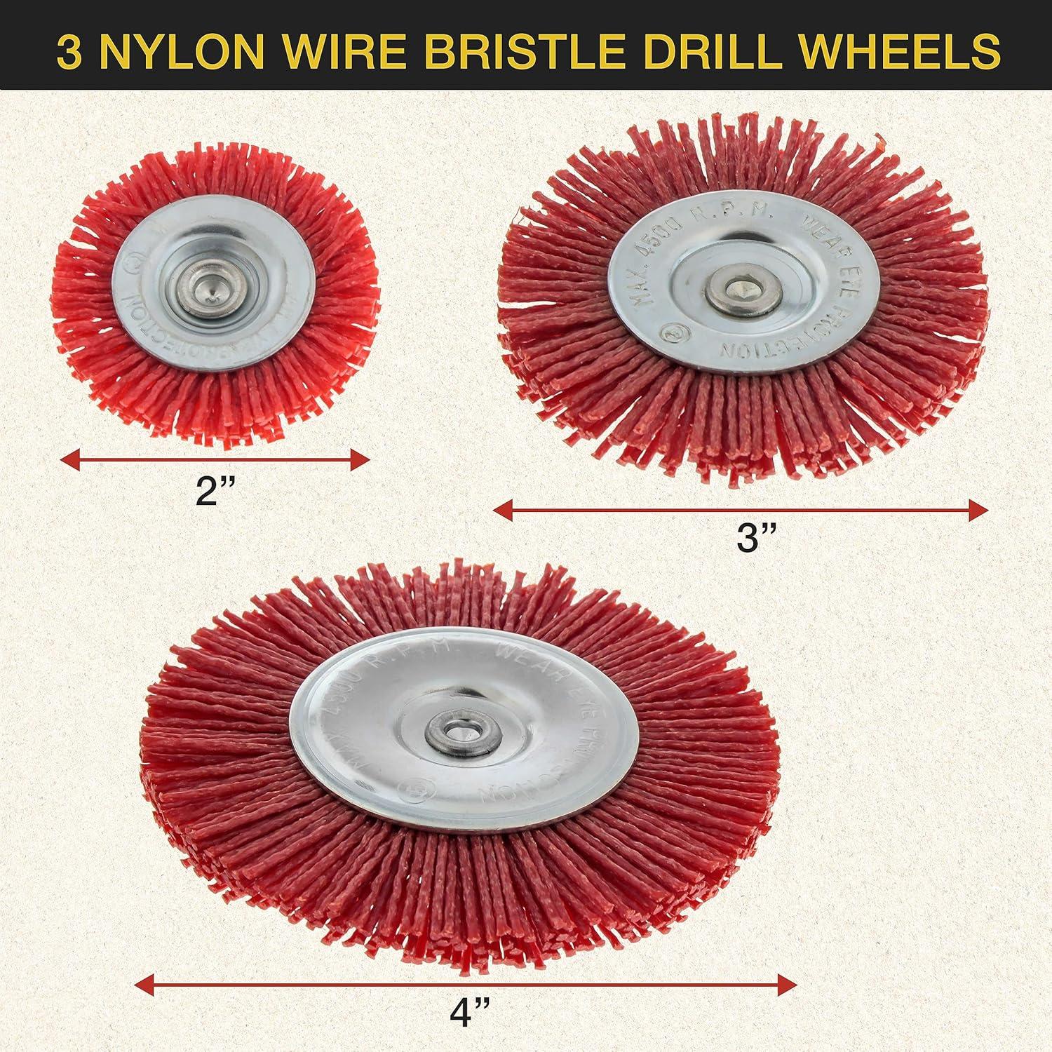 Juego de Cepillos de Copa Abrasivos Dura-Gold 6 Piezas