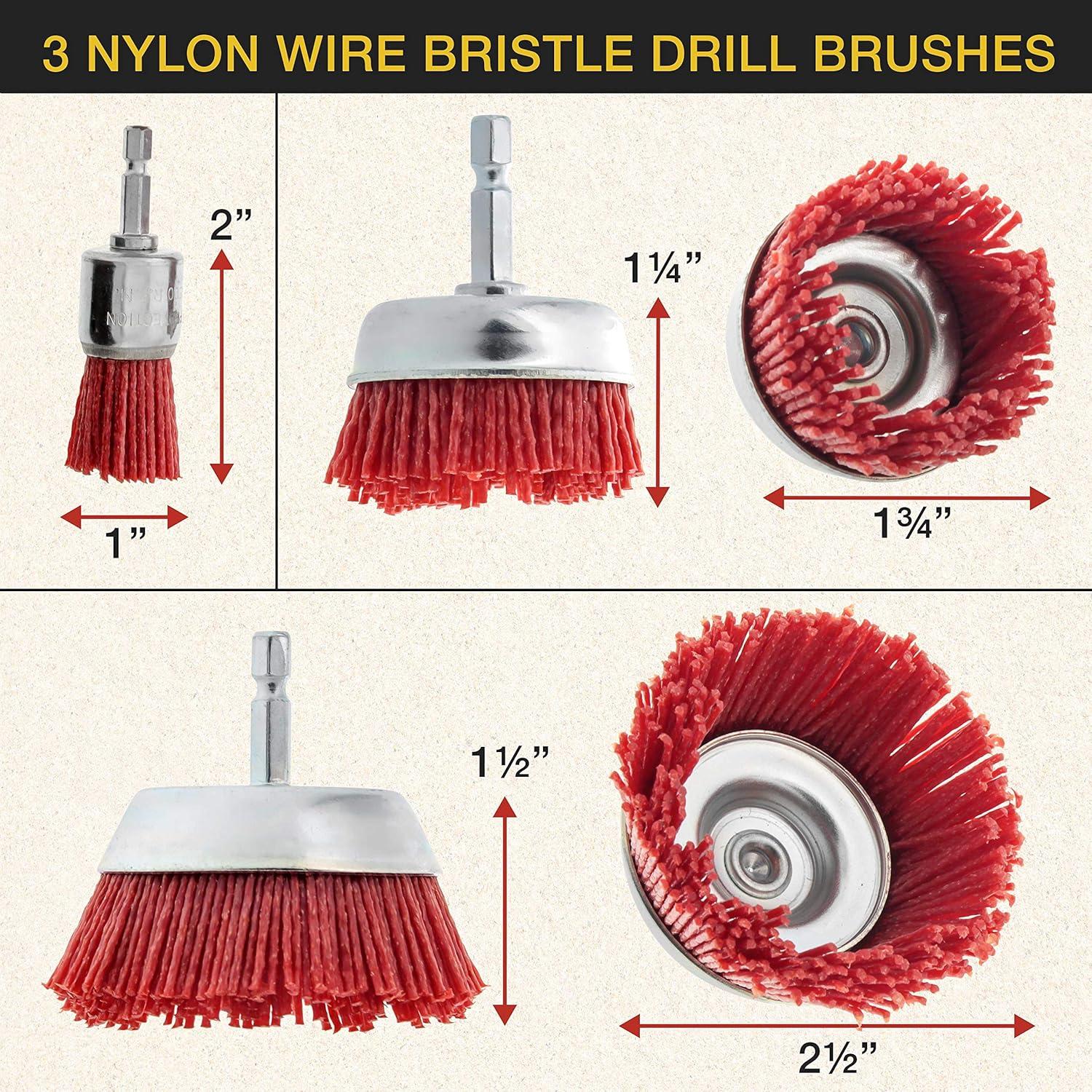 Juego de Cepillos de Copa Abrasivos Dura-Gold 6 Piezas