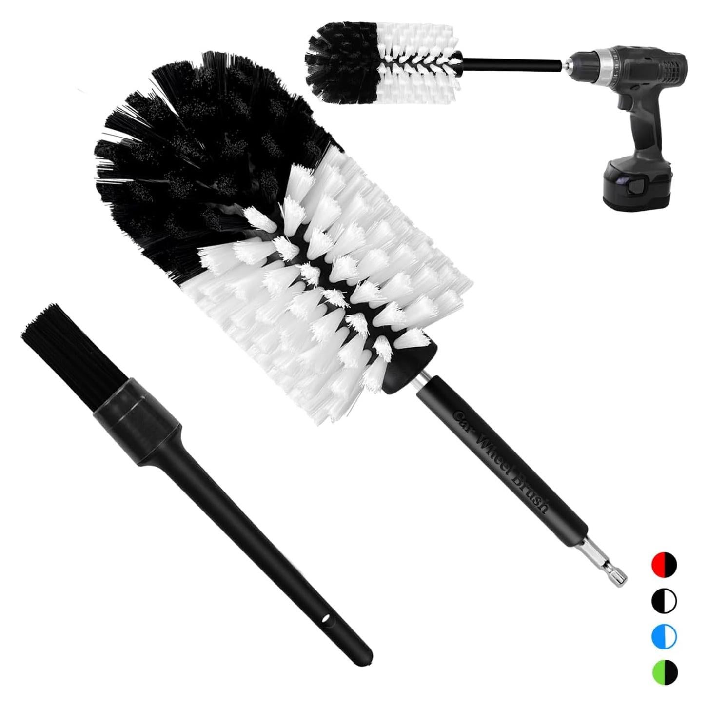 Kit de cepillos de limpieza Tialero para ruedas 2Pcs