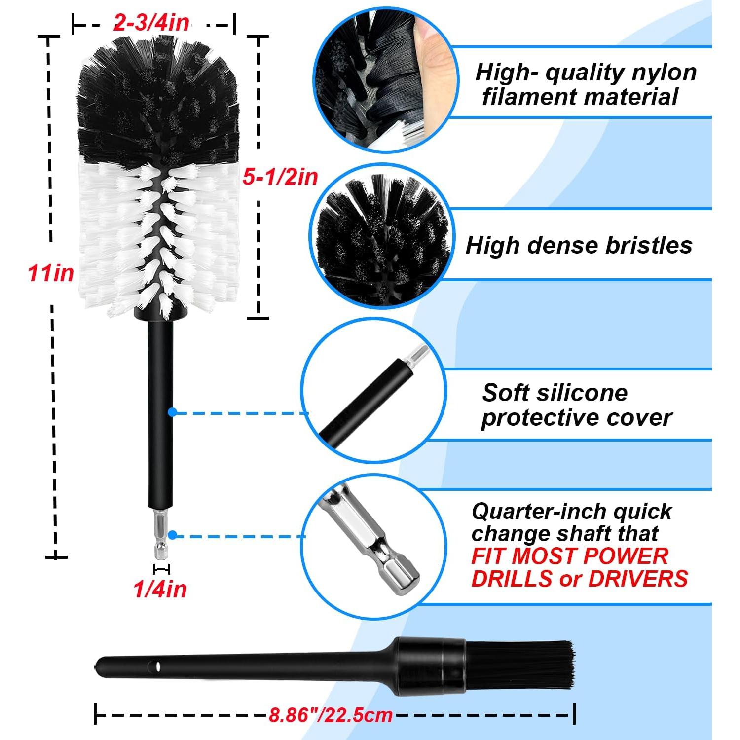 Kit de cepillos de limpieza Tialero para ruedas 2Pcs