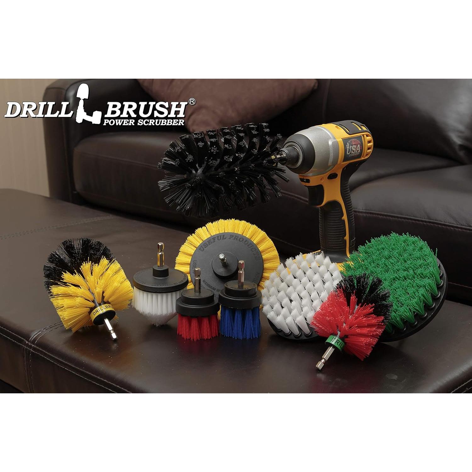 Juego de Cepillos de Limpieza Drillbrush 9 Piezas Nylon