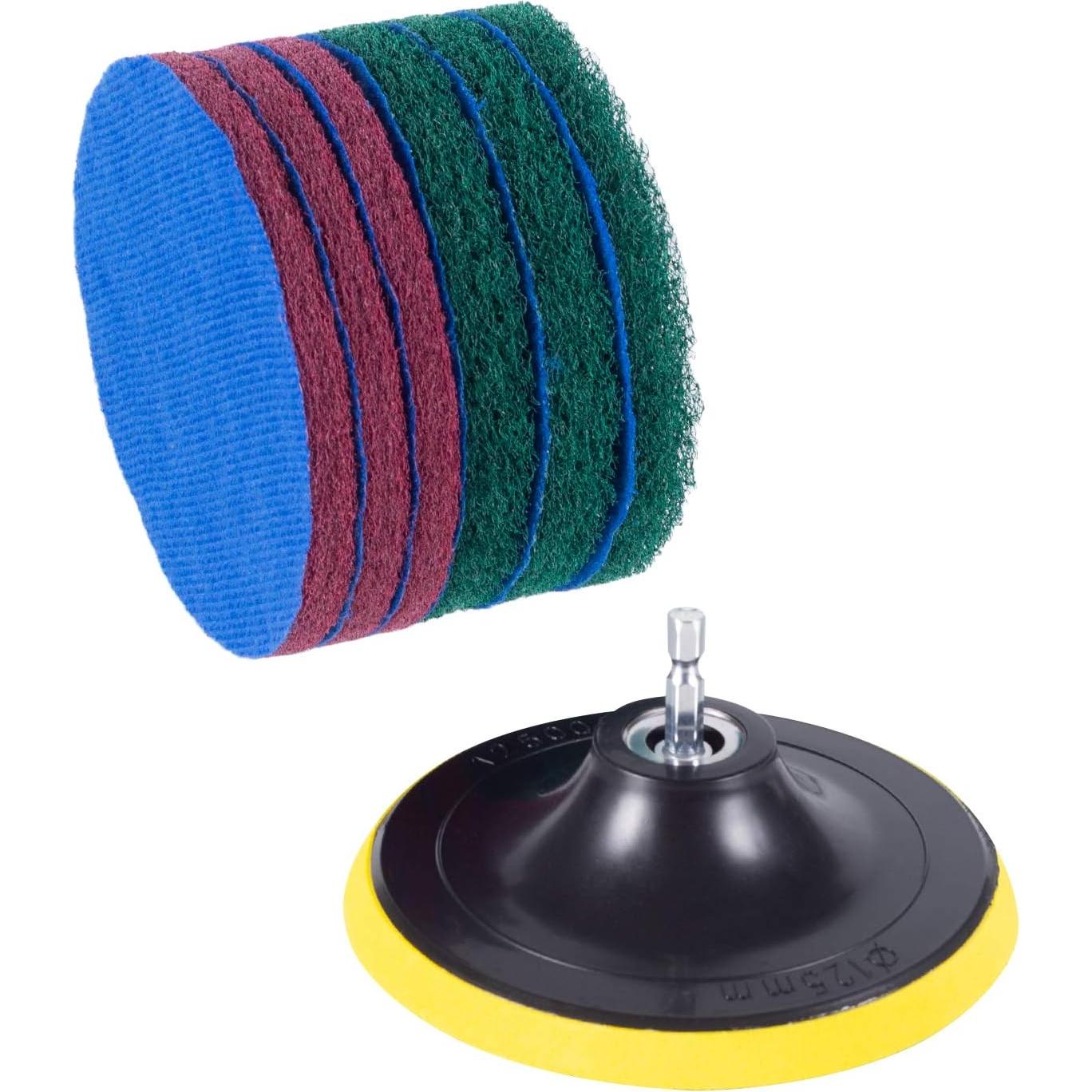 Kichwit Cepillo de Azulejos 5 Pulgadas con Almohadillas de Fregado