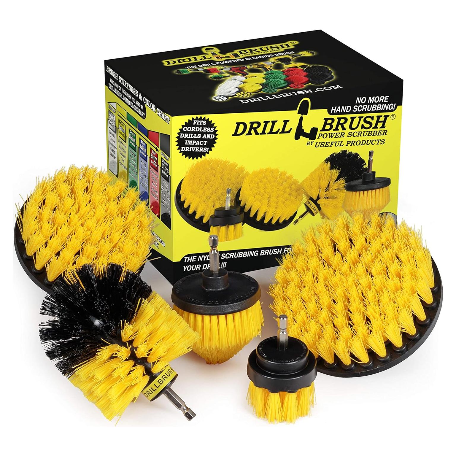 Juego de Cepillos de Limpieza para Taladro Drillbrush 5 Piezas