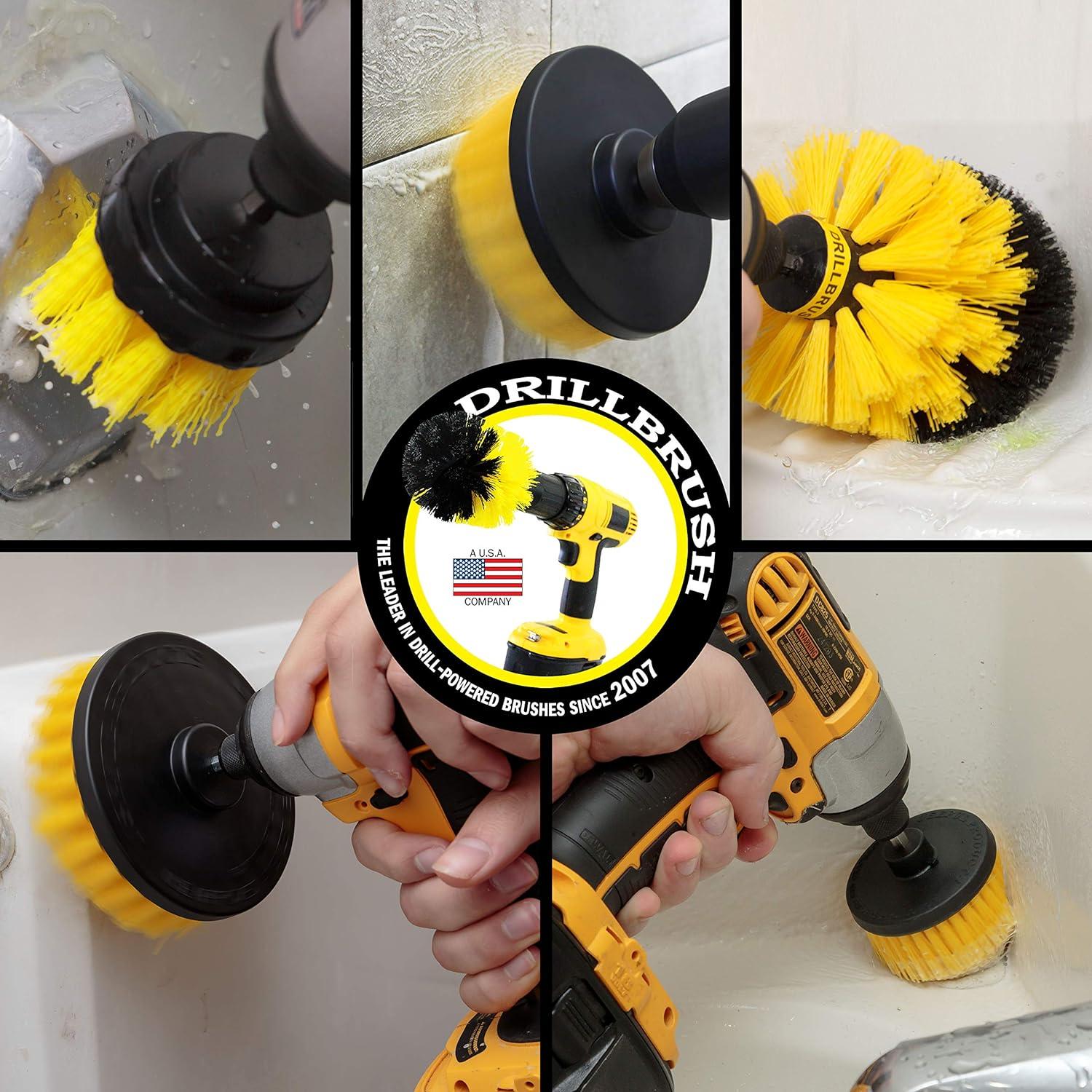 Juego de Cepillos de Limpieza para Taladro Drillbrush 5 Piezas