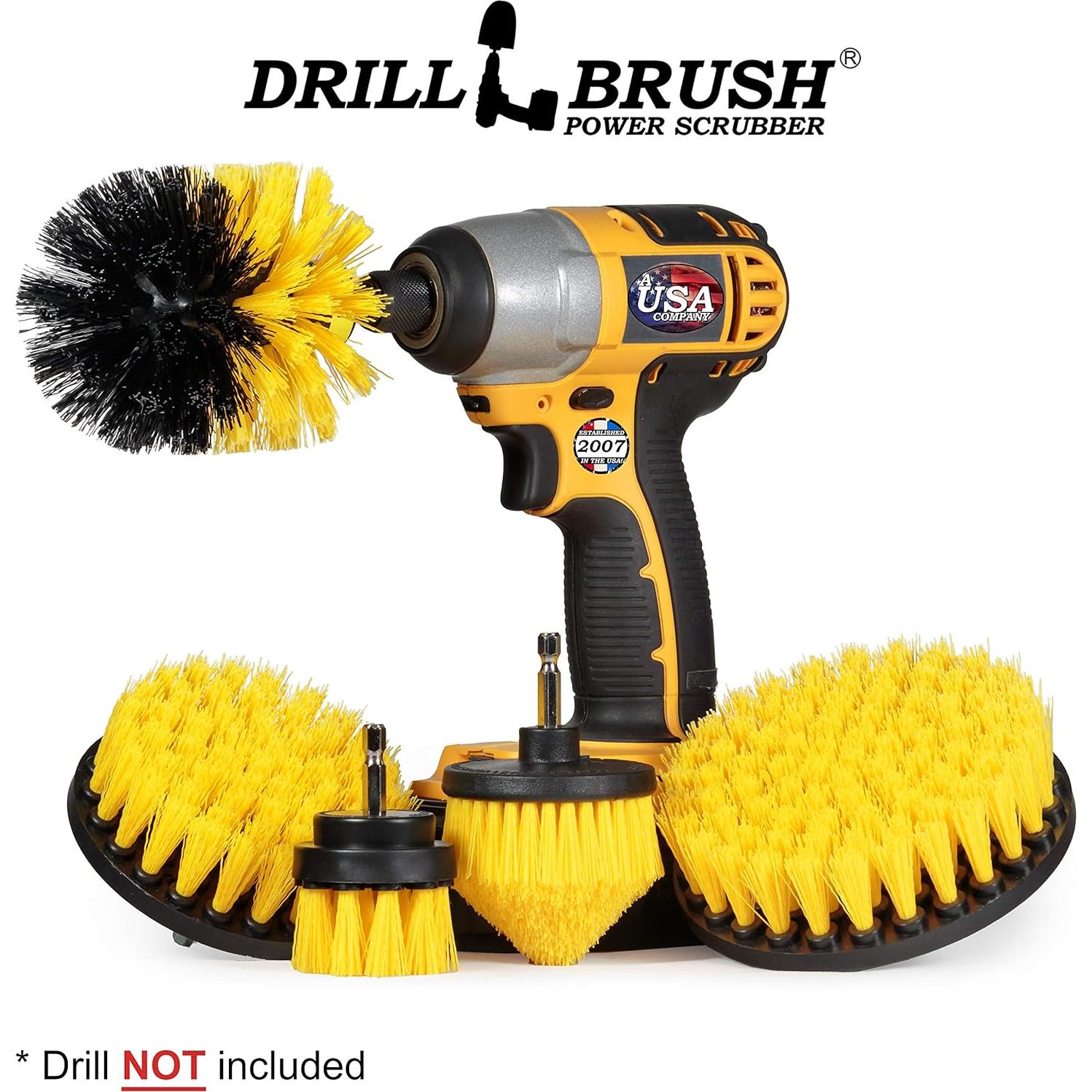 Juego de Cepillos de Limpieza para Taladro Drillbrush 5 Piezas