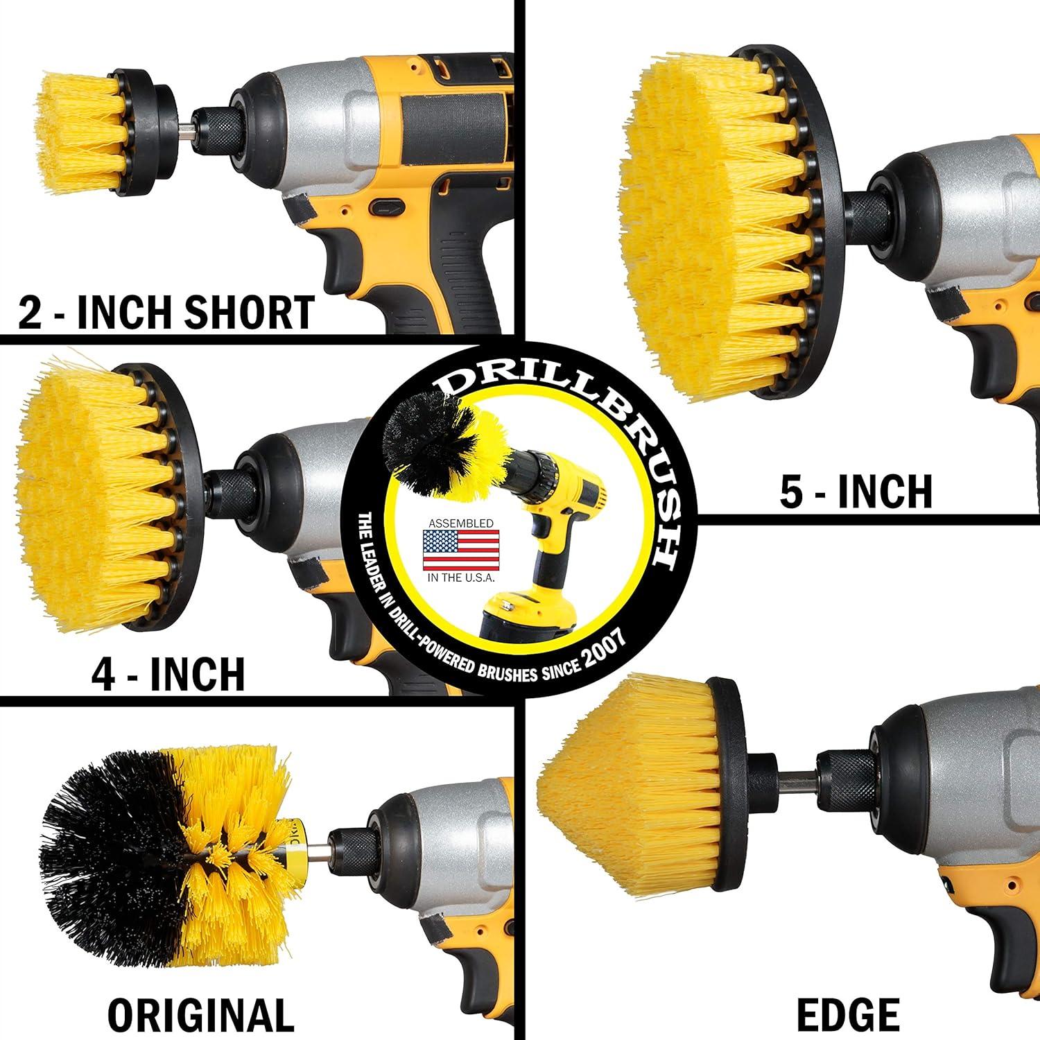Juego de Cepillos de Limpieza para Taladro Drillbrush 5 Piezas