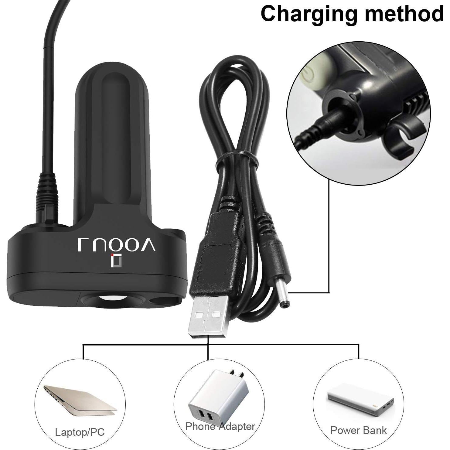 Ducha Portátil LUOOV para Camping con Batería Recargable USB