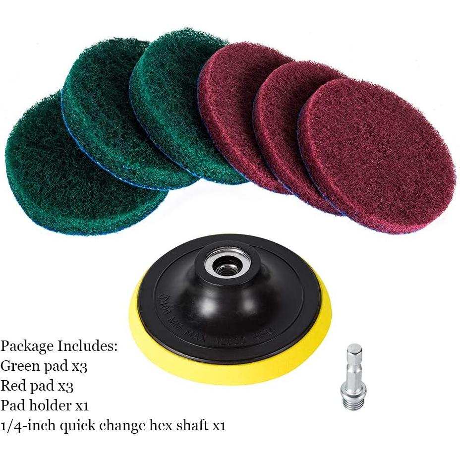 Kichwit Cepillo de Potencia 10 cm Kit de Almohadillas de Limpieza