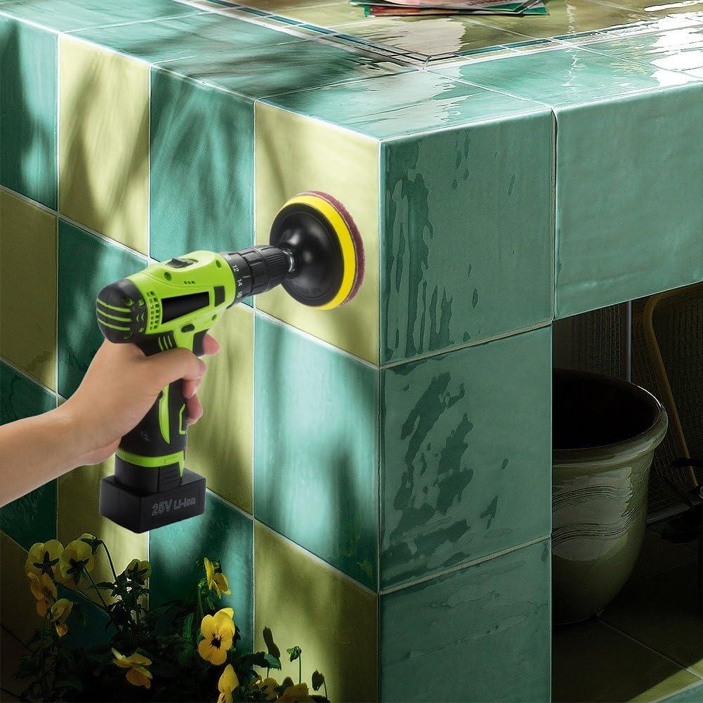 Kichwit Cepillo de Potencia 10 cm Kit de Almohadillas de Limpieza