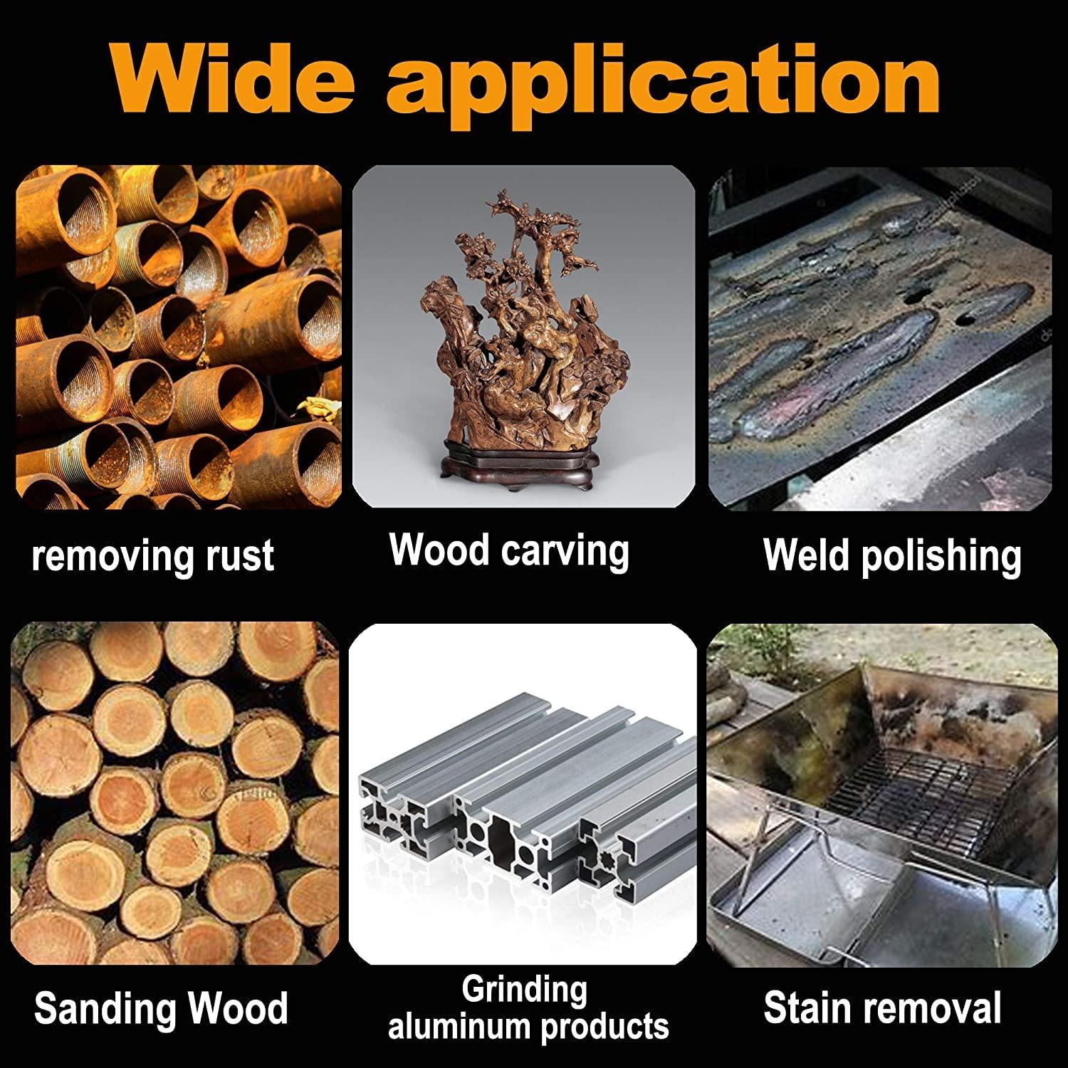 Juego de 4 cepillos de copa WENORA para taladro 5.08 cm