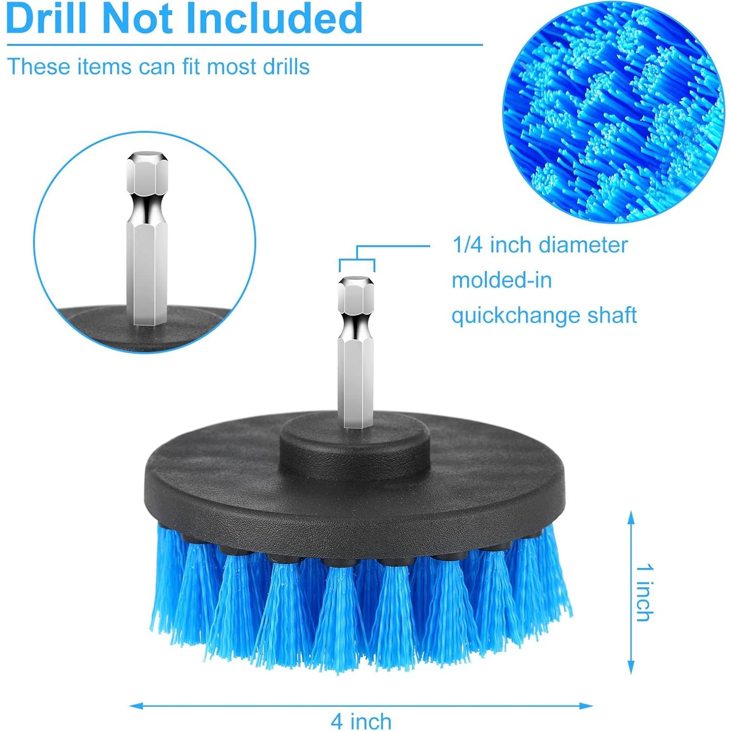 Kit de Cepillos de Limpieza Remerry 6 Piezas Nylon 10 cm