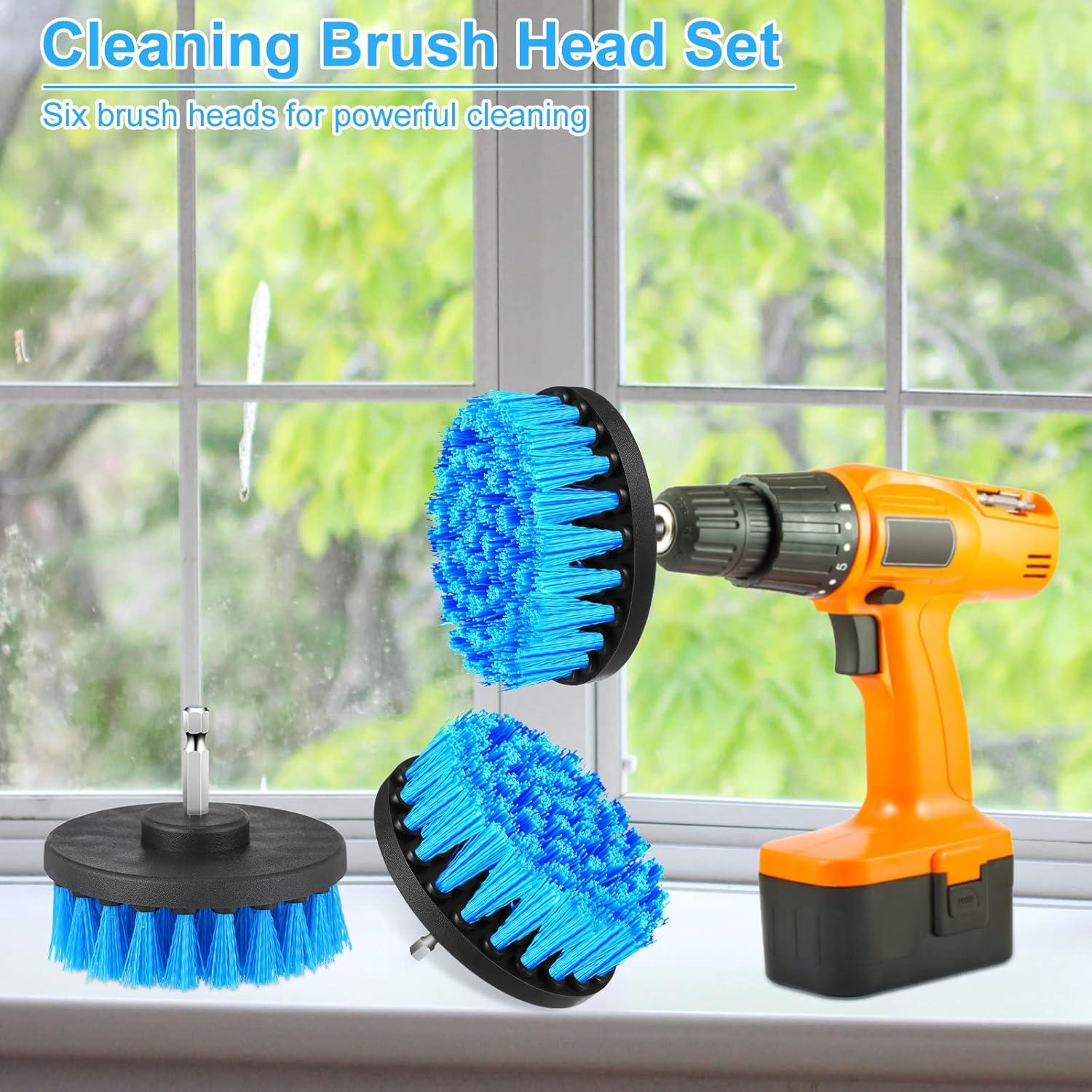 Kit de Cepillos de Limpieza Remerry 6 Piezas Nylon 10 cm