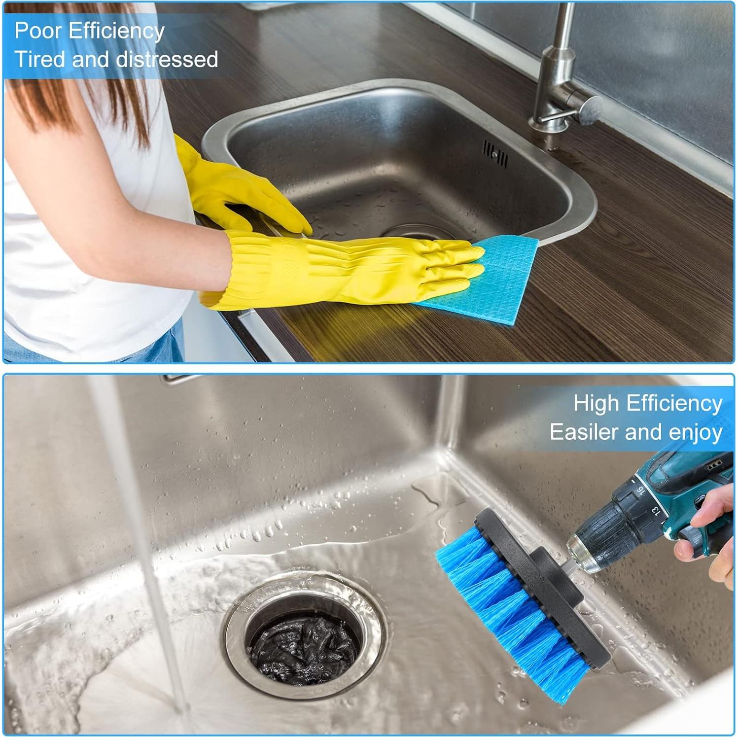 Kit de Cepillos de Limpieza Remerry 6 Piezas Nylon 10 cm