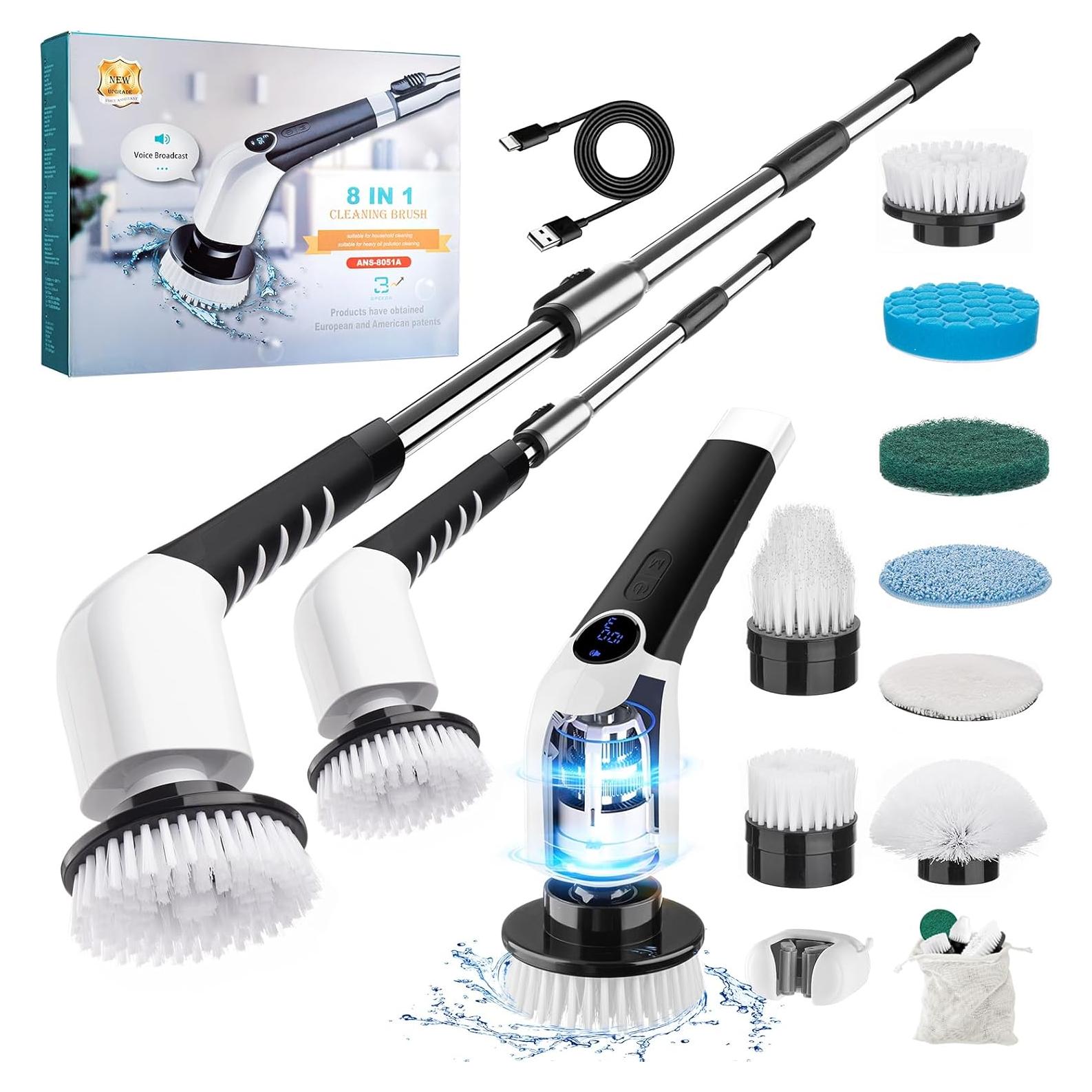 Cepillo Eléctrico de Limpieza Dsenfurn 8 en 1 420RPM