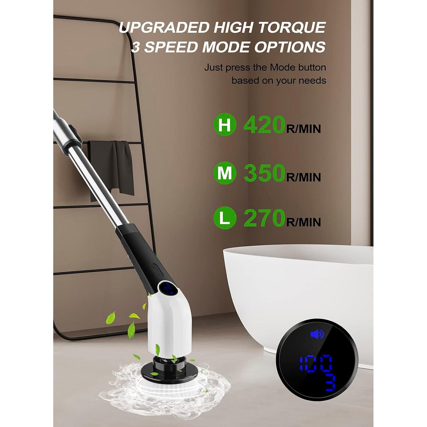 Cepillo Eléctrico de Limpieza Dsenfurn 8 en 1 420RPM