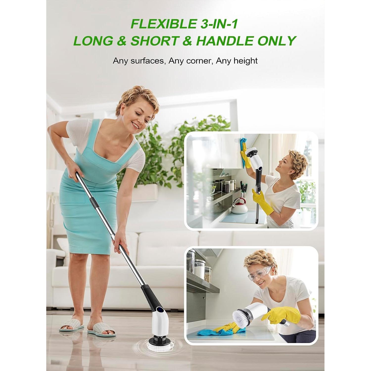 Cepillo Eléctrico de Limpieza Dsenfurn 8 en 1 420RPM