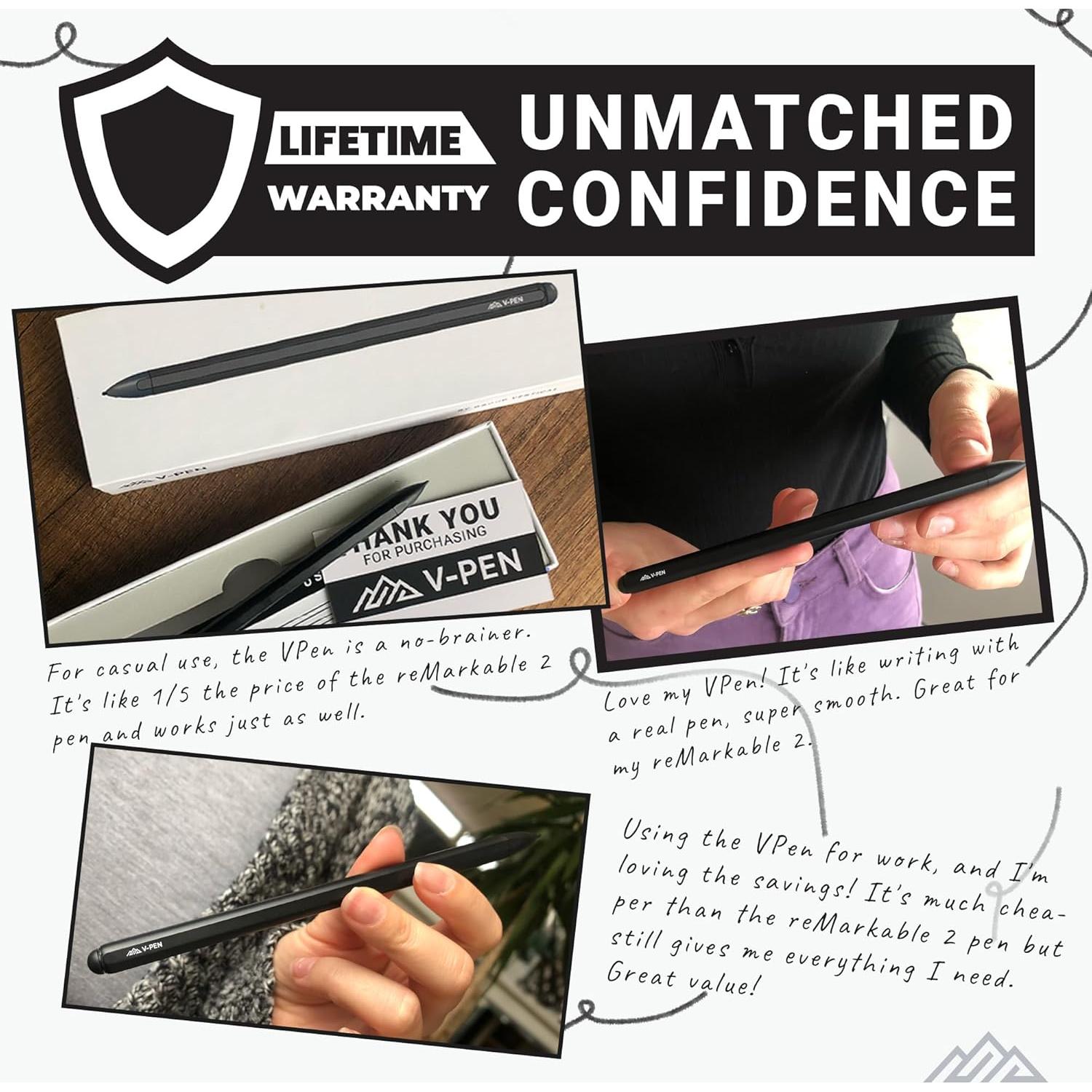 V-Pen EMR Stylus Reemplazo Remarkable 2 + Borrador Digital