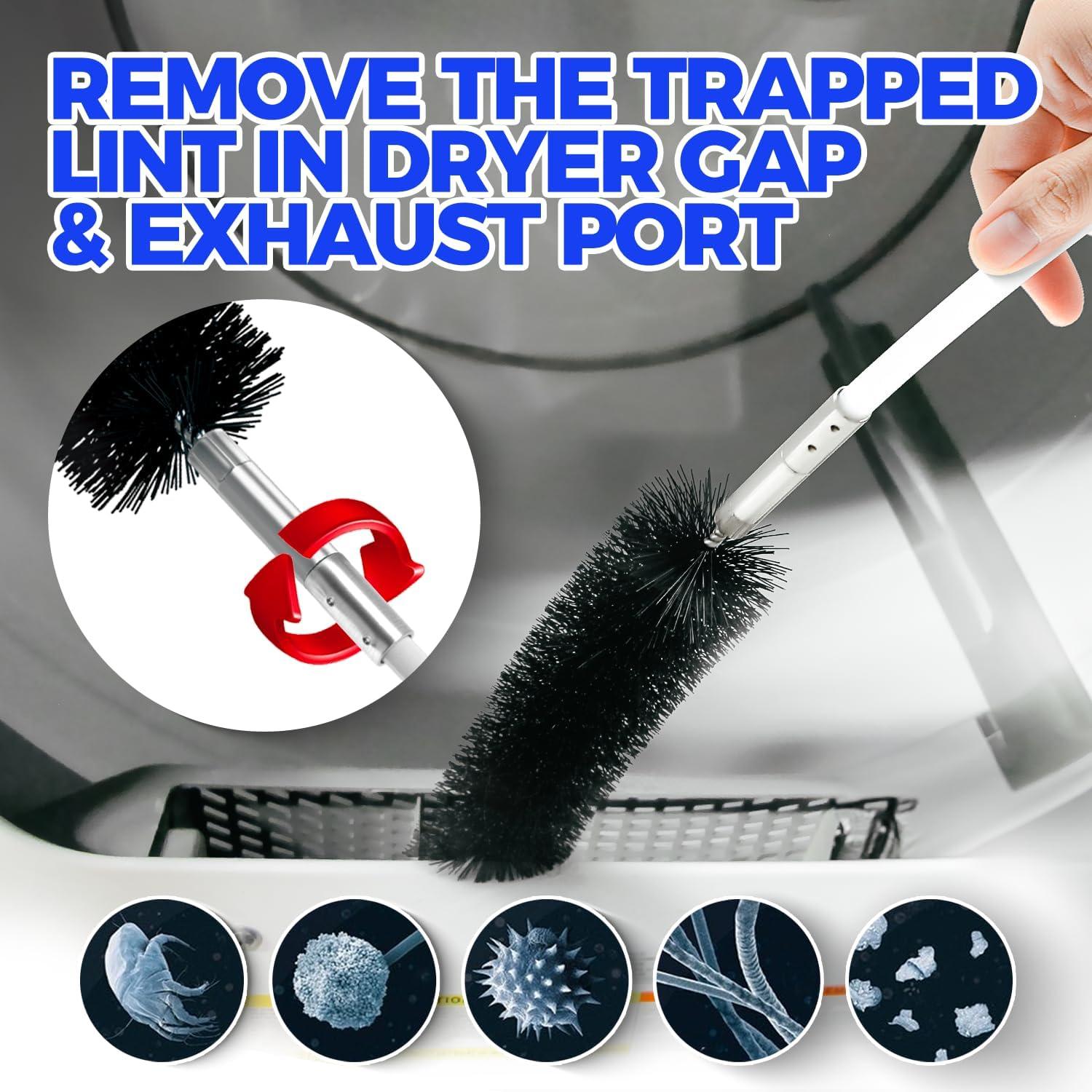 Kit de Limpieza de Ventilación de Secadora Holikme 9,14 m