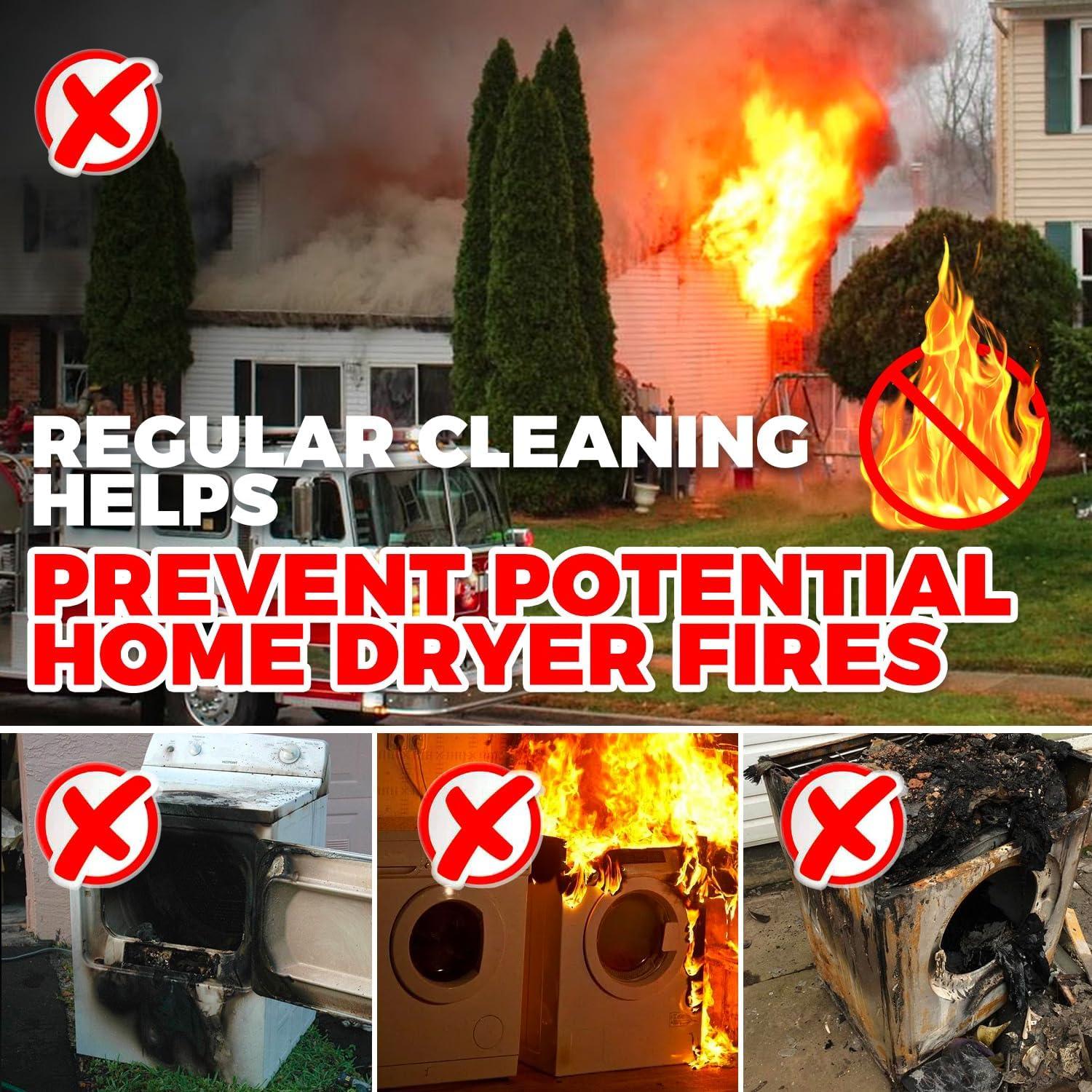 Kit de Limpieza de Ventilación de Secadora Holikme 9,14 m