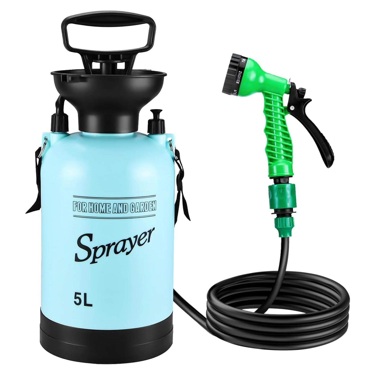 Ducha Portátil Vevitts 5L para Camping con 7 Modos de Rocío