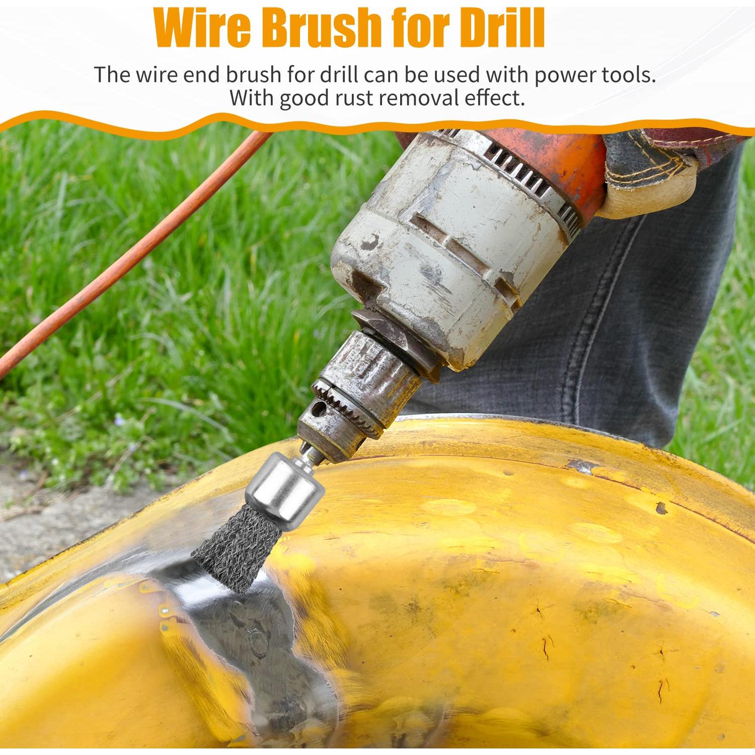 Juego de cepillos de alambre 18 piezas Mixiflor 6 tamaños