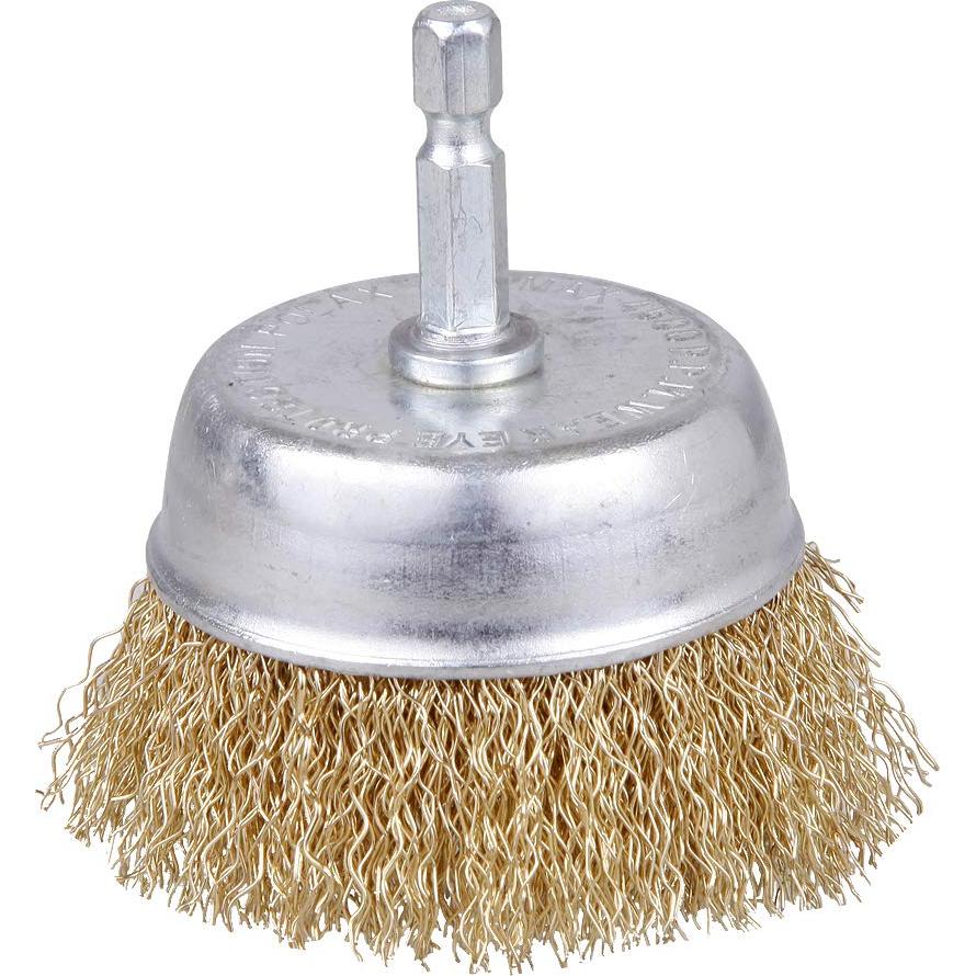 Paquete de 10 cepillos de copa de alambre Rocaris 3"