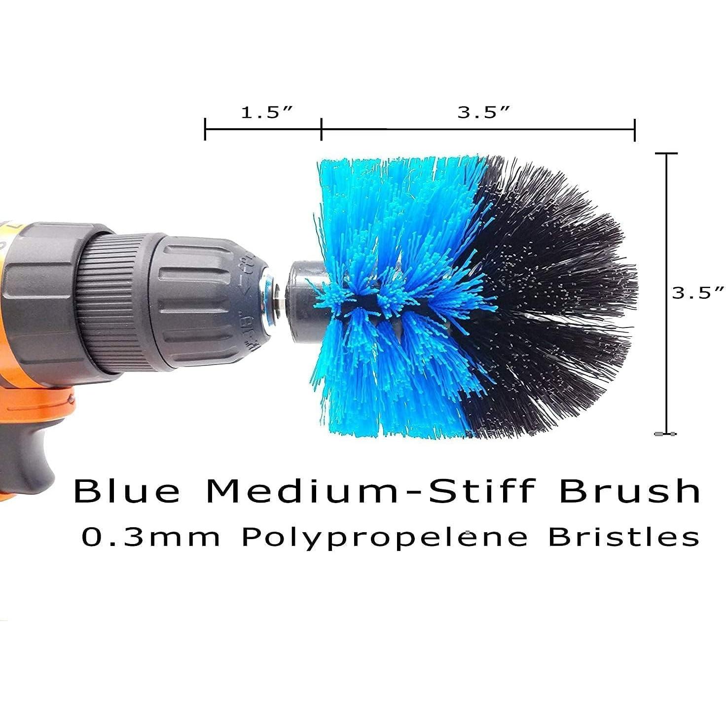 Juego de 2 cepillos de cono HANBO para taladro eléctrico