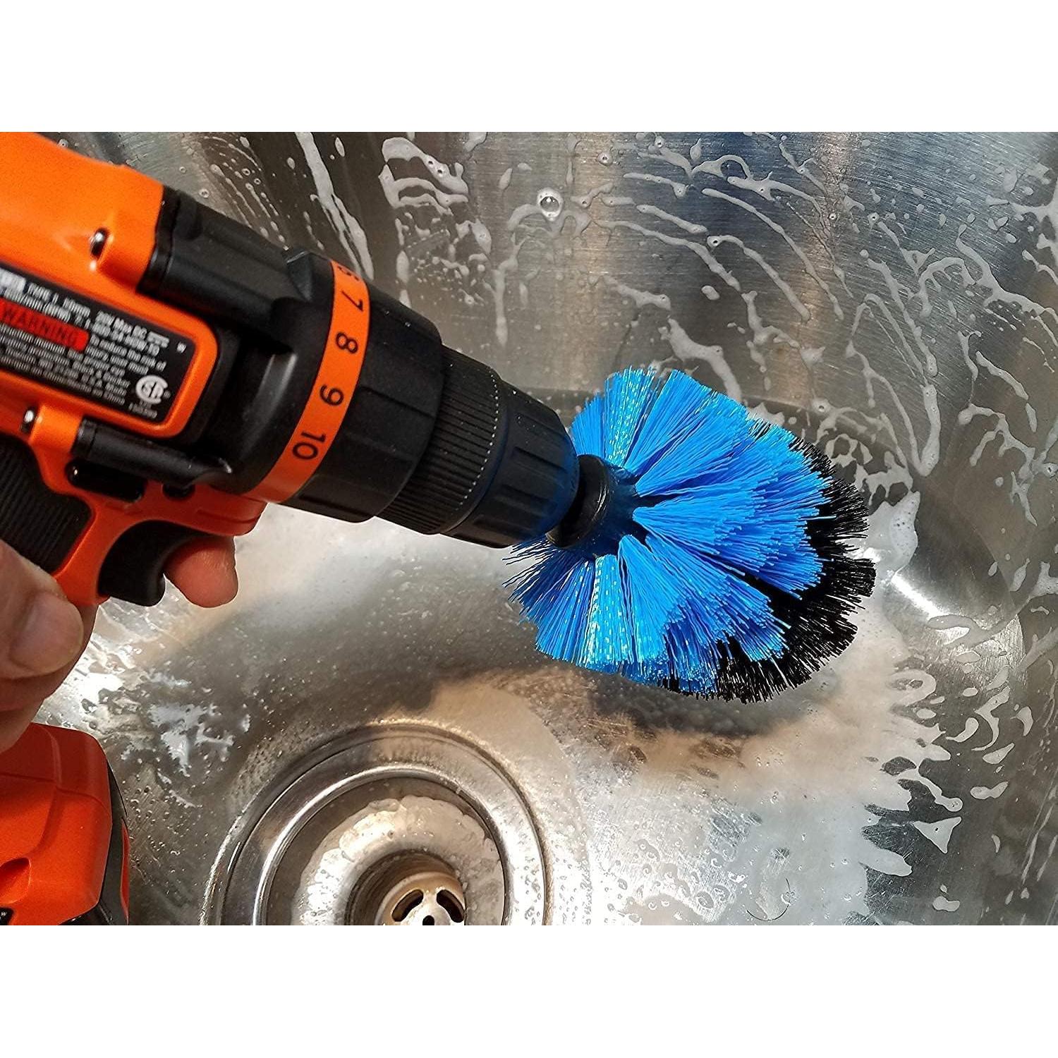 Juego de 2 cepillos de cono HANBO para taladro eléctrico