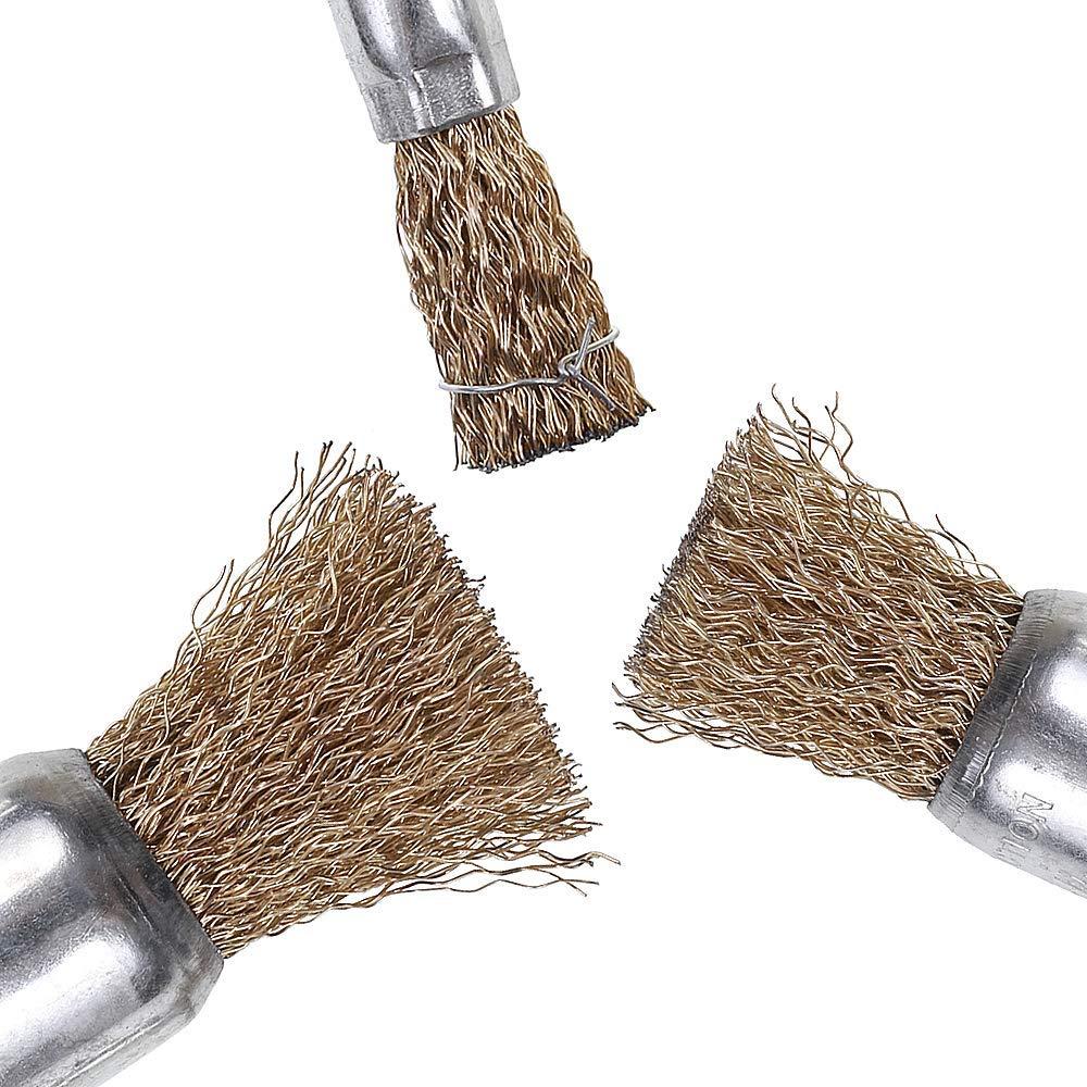 Juego de Cepillos de Alambre Rocaris 15 Piezas para Taladro