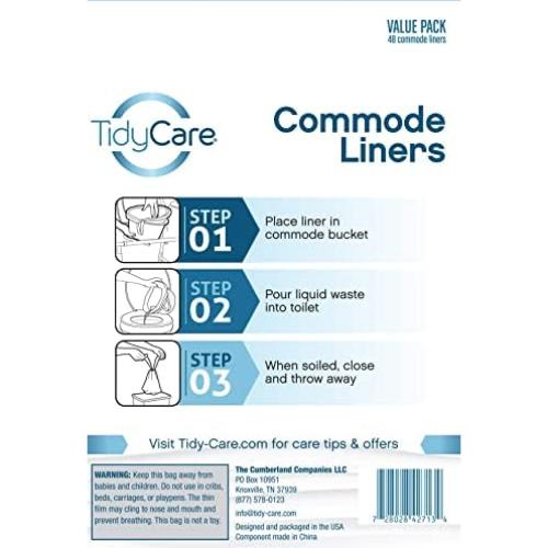 Forros Desechables TidyCare para Comode 48 Piezas