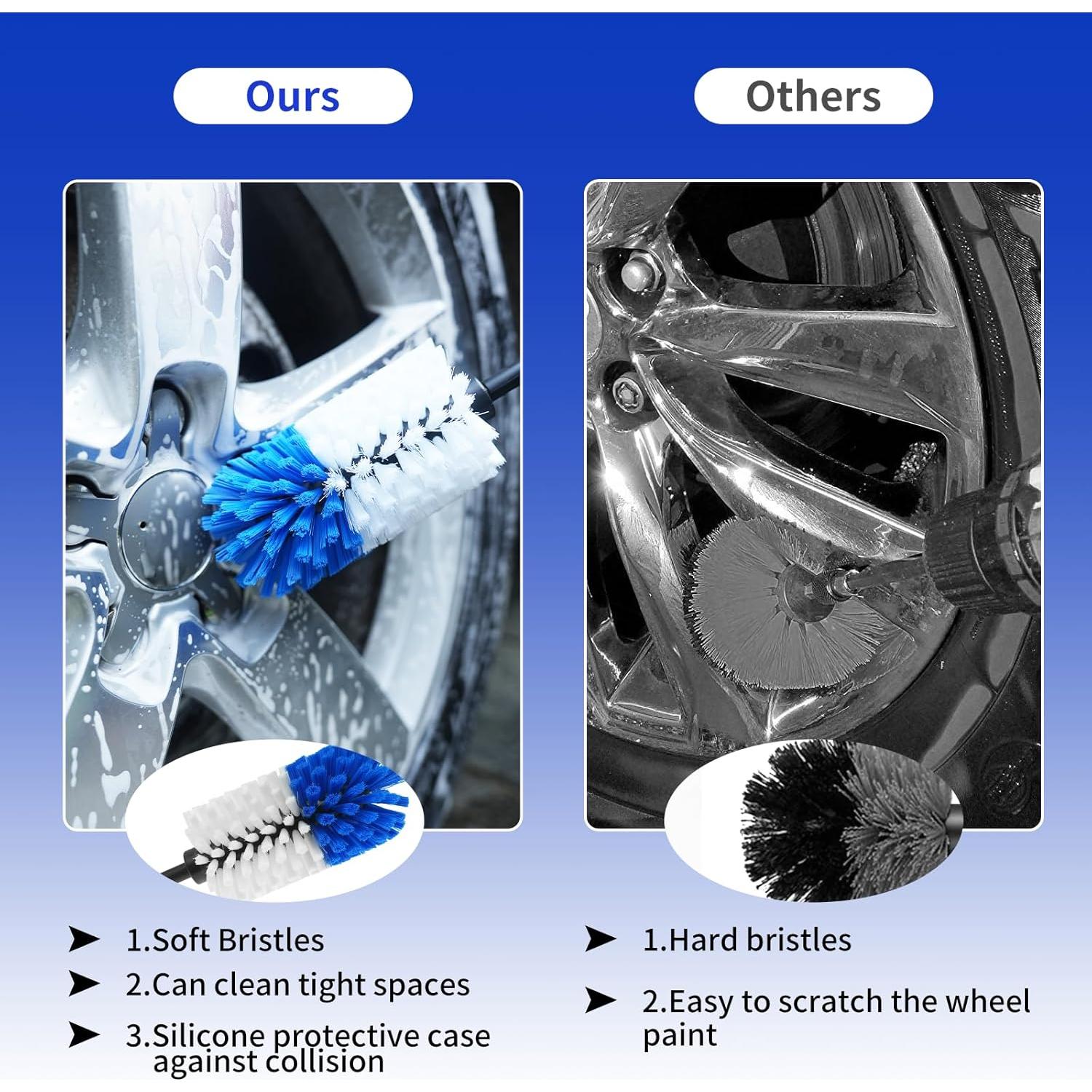 Cepillo de Rueda ETOUPA Nylon Suave para Taladro 0,22 kg