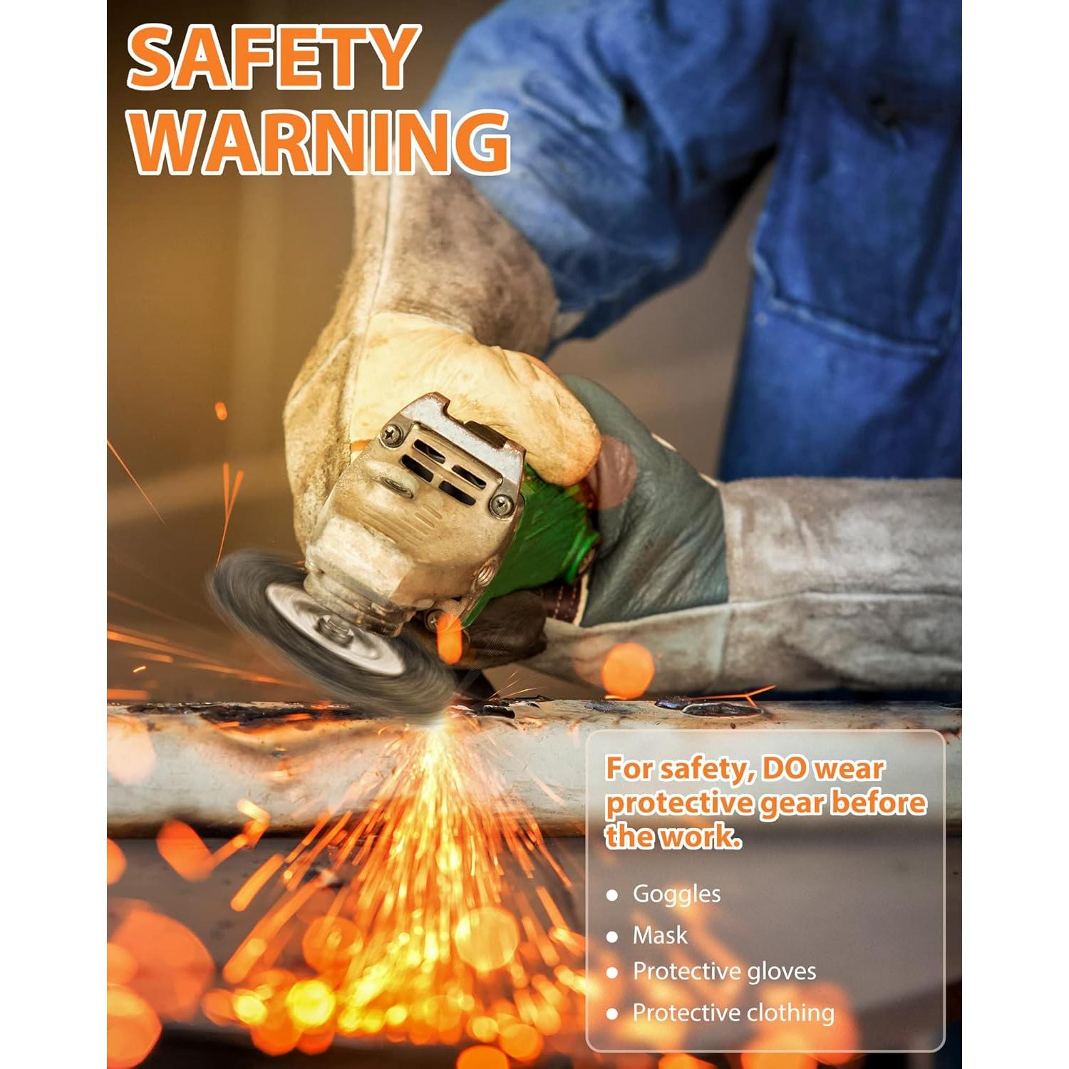 Juego de 50 cepillos de alambre Rtteri para taladro