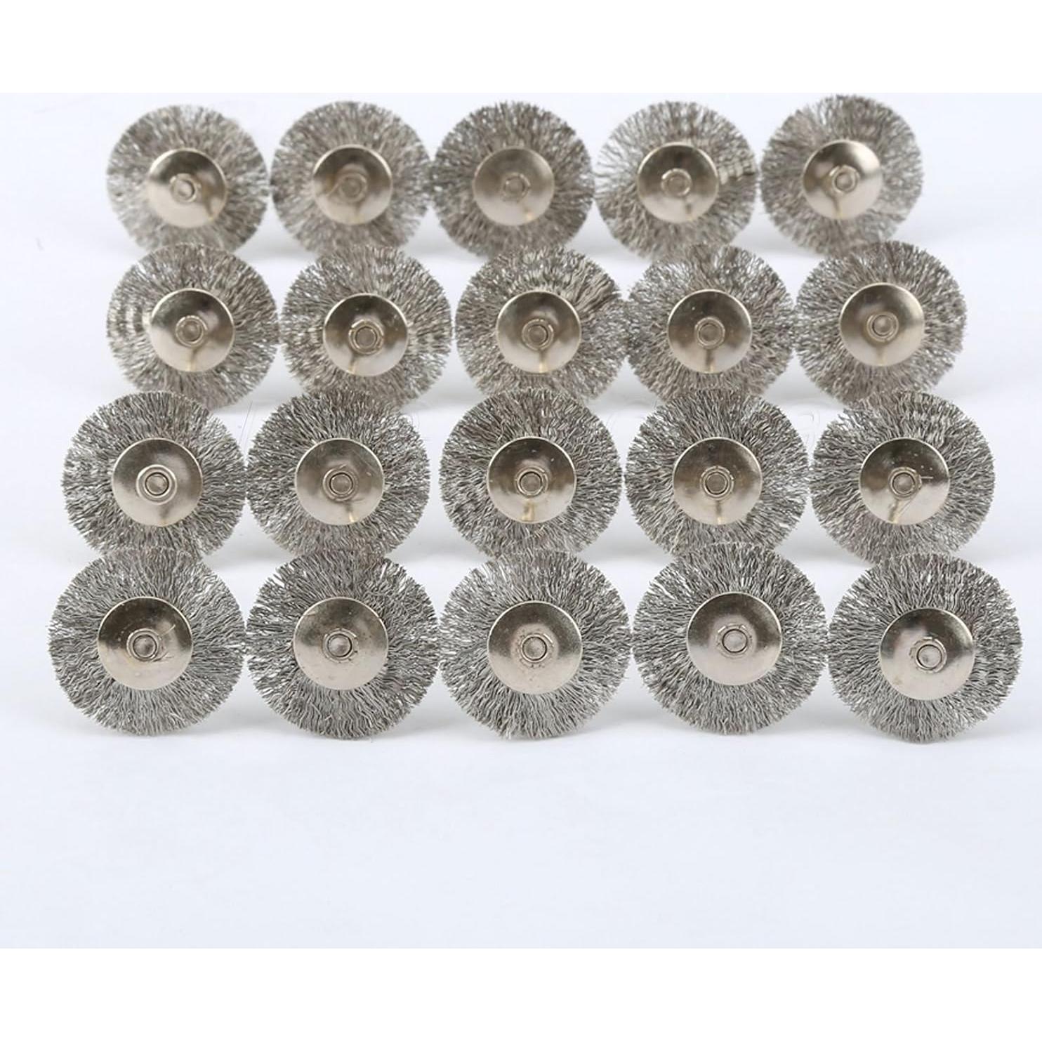 Juego de 60 Cepillos de Alambre Rocaris para Taladro