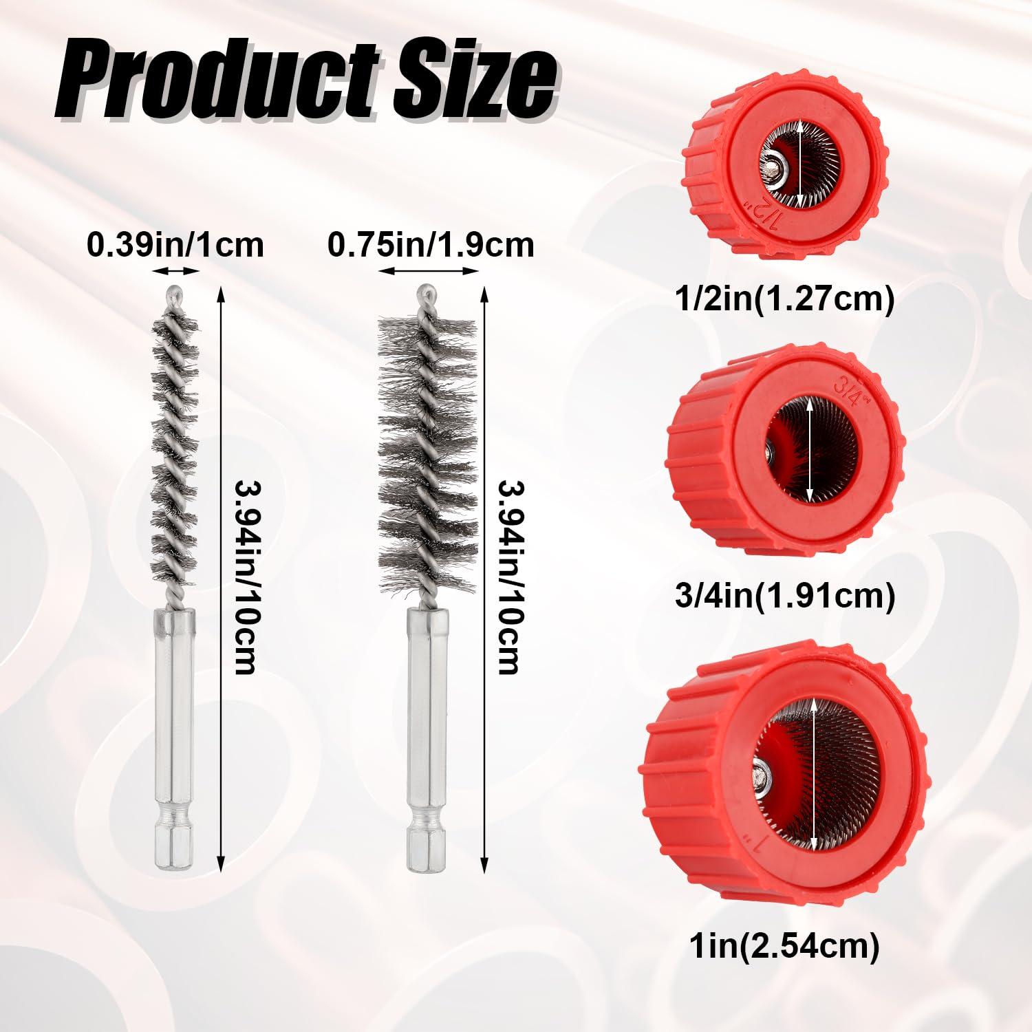 Juego de Limpiador de Tubos de Cobre Tinoaly - 9 Piezas