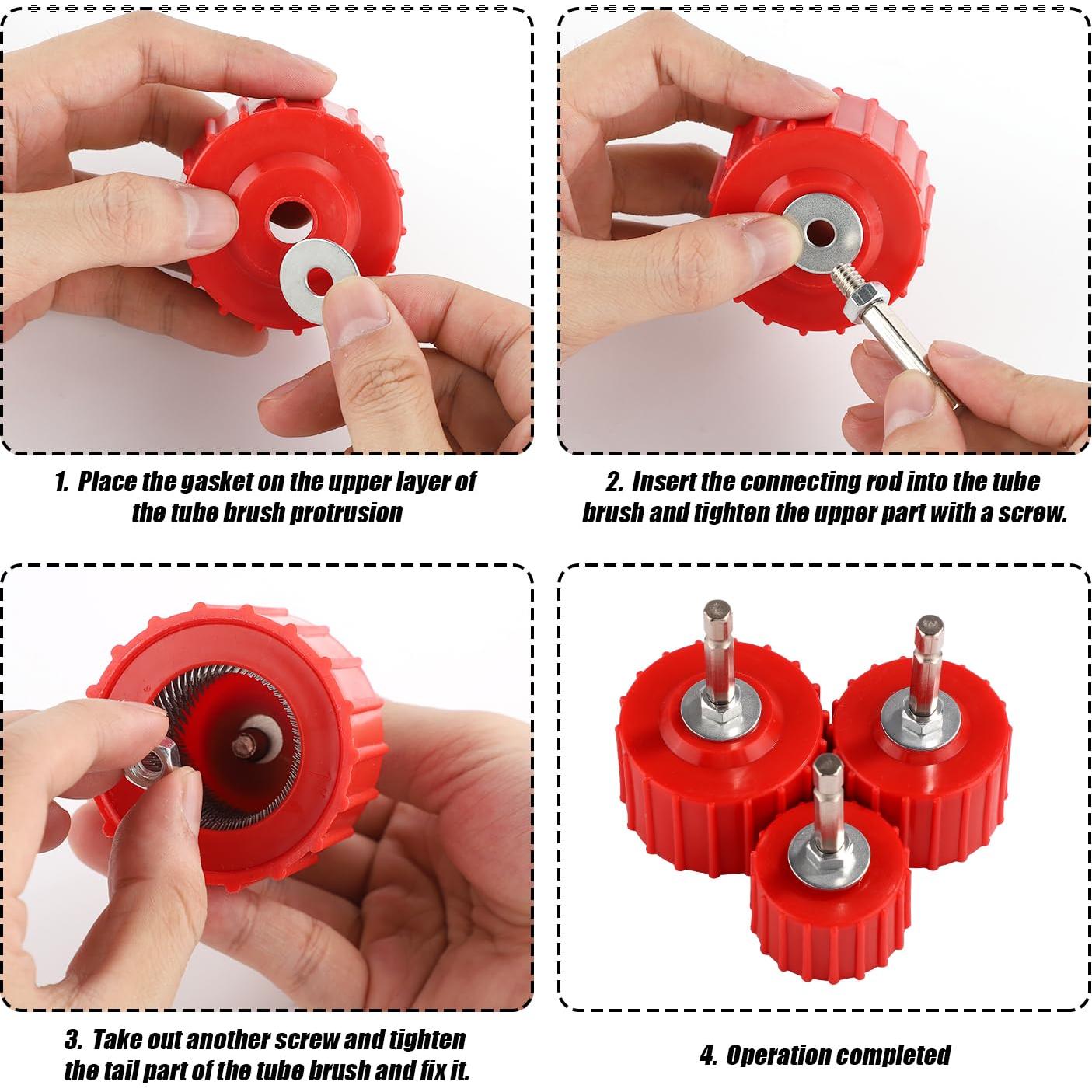 Juego de Limpiador de Tubos de Cobre Tinoaly - 9 Piezas