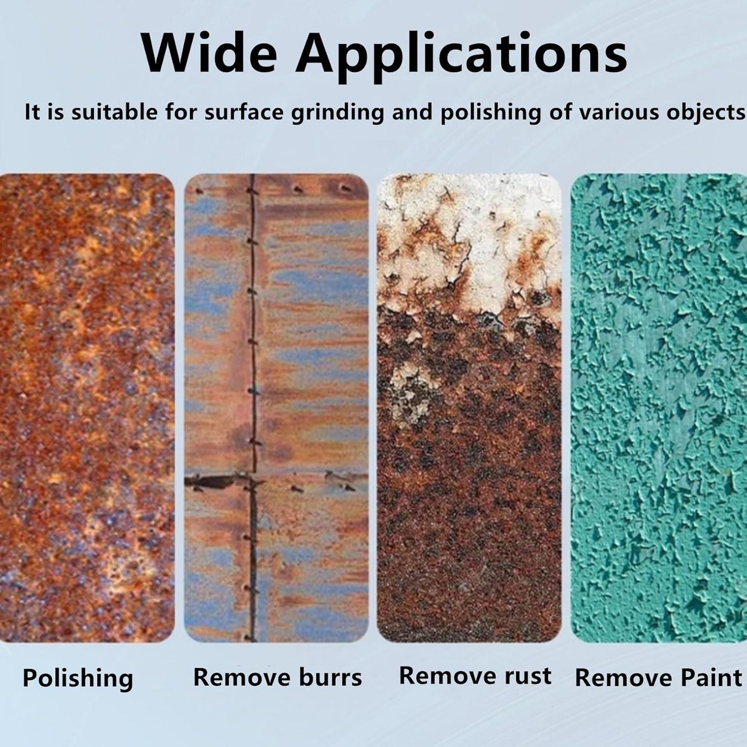 Juego de 4 Cepillos de Alambre ROZZLOOM 1 Pulgada Hexagonal