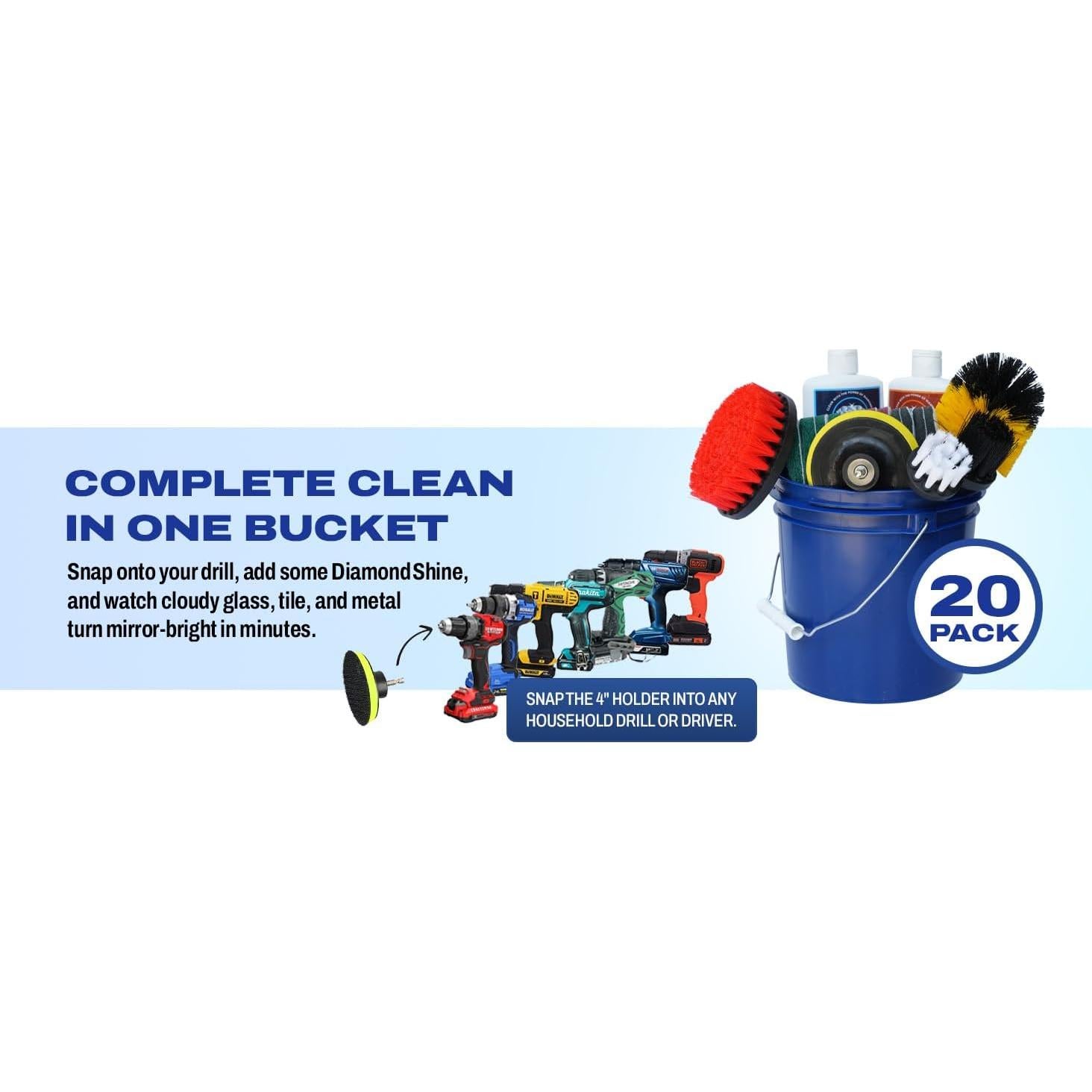 Kit de Limpieza Completo Diamond Shine 20 Piezas