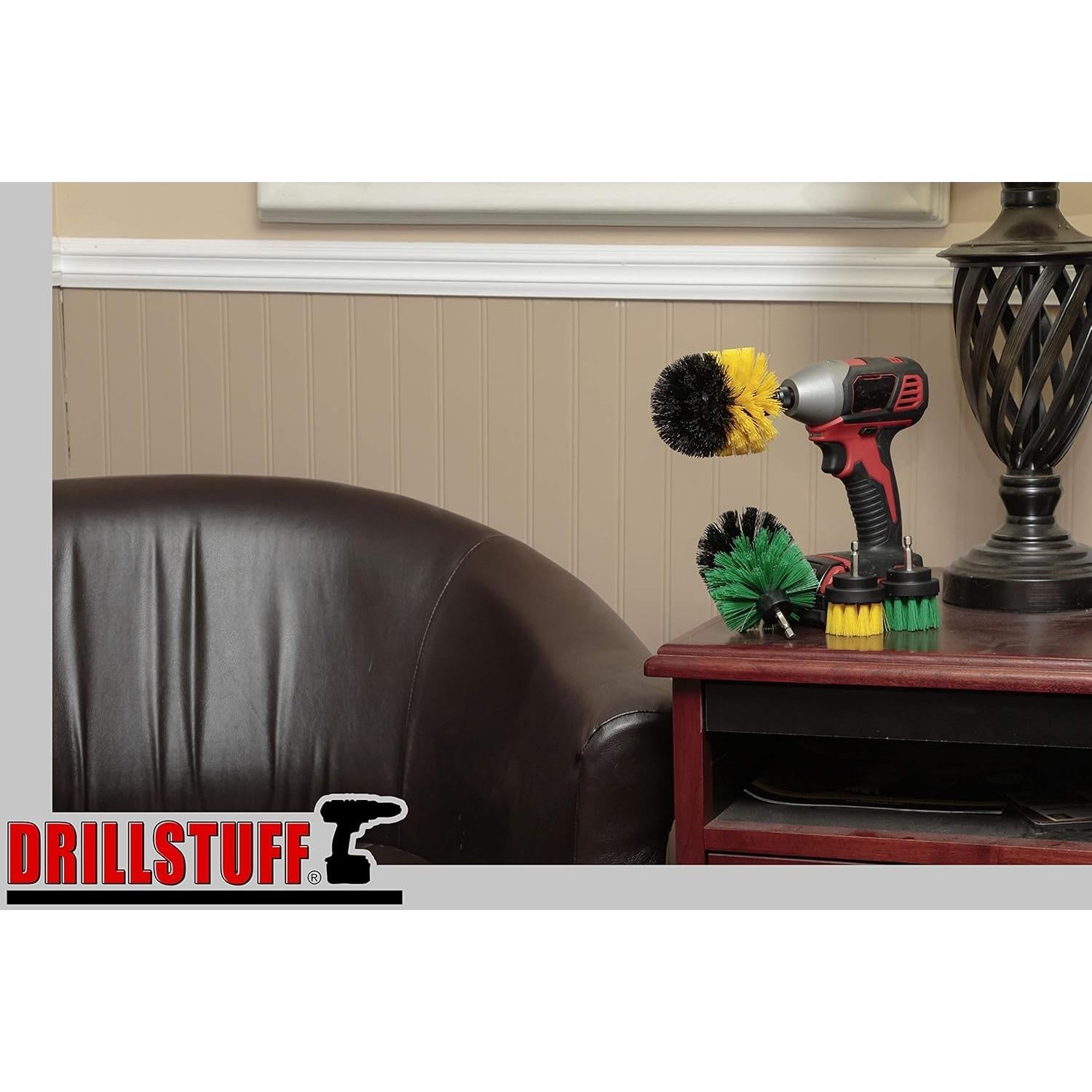 Kit de cepillos limpiadores para taladro Drillstuff 4 piezas