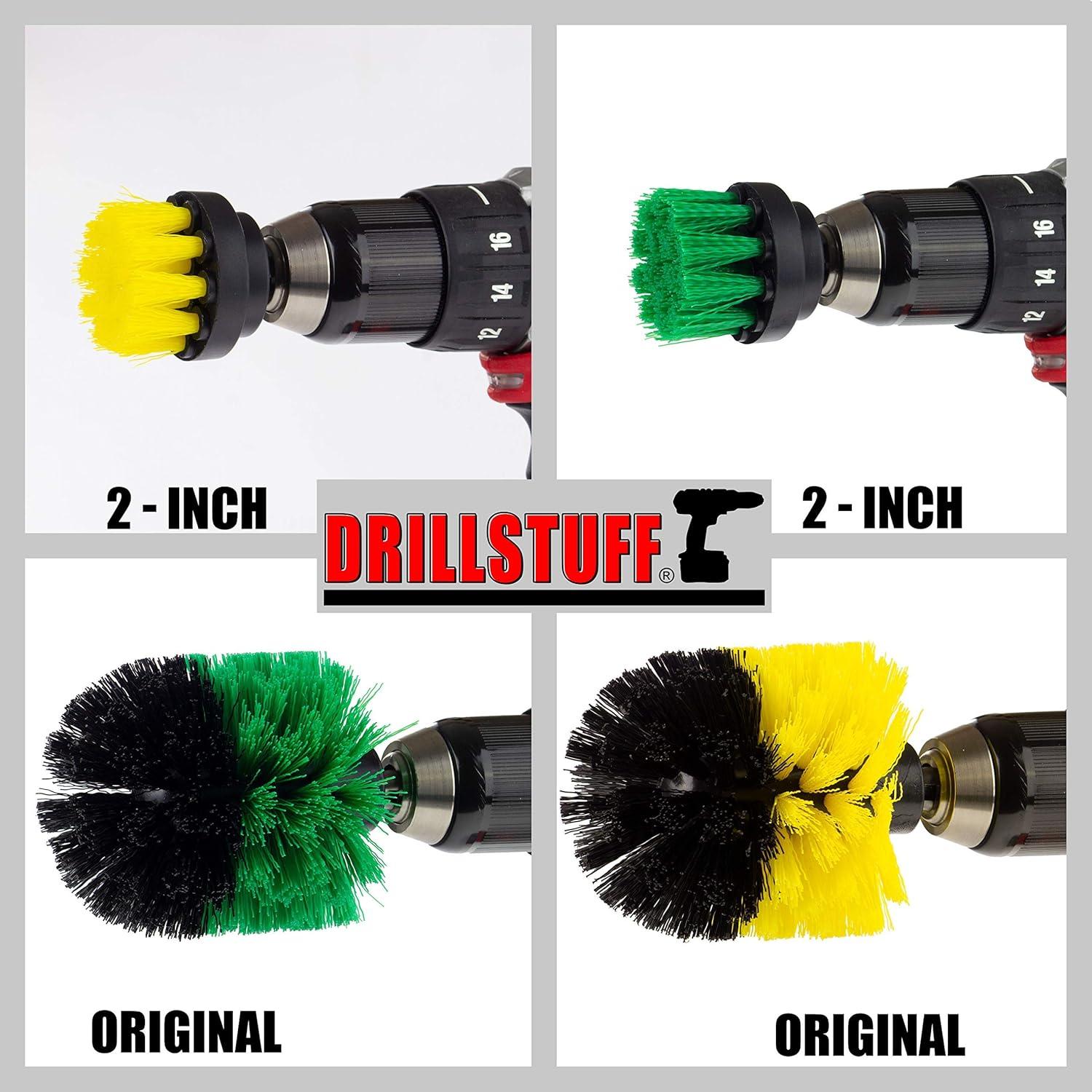 Kit de cepillos limpiadores para taladro Drillstuff 4 piezas
