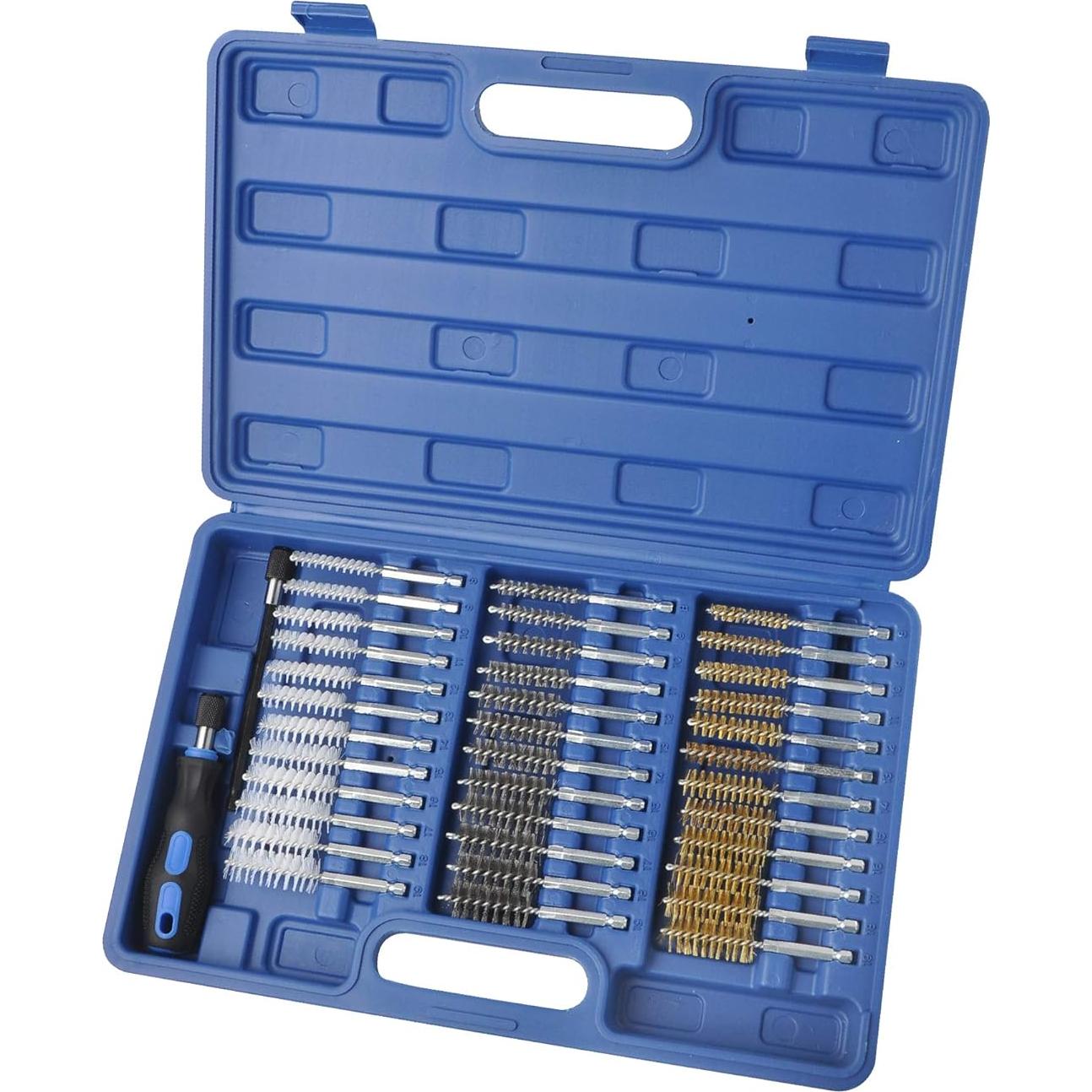 Juego de Cepillos de Alambre 38 Piezas WINTOOLS Acero Nylon