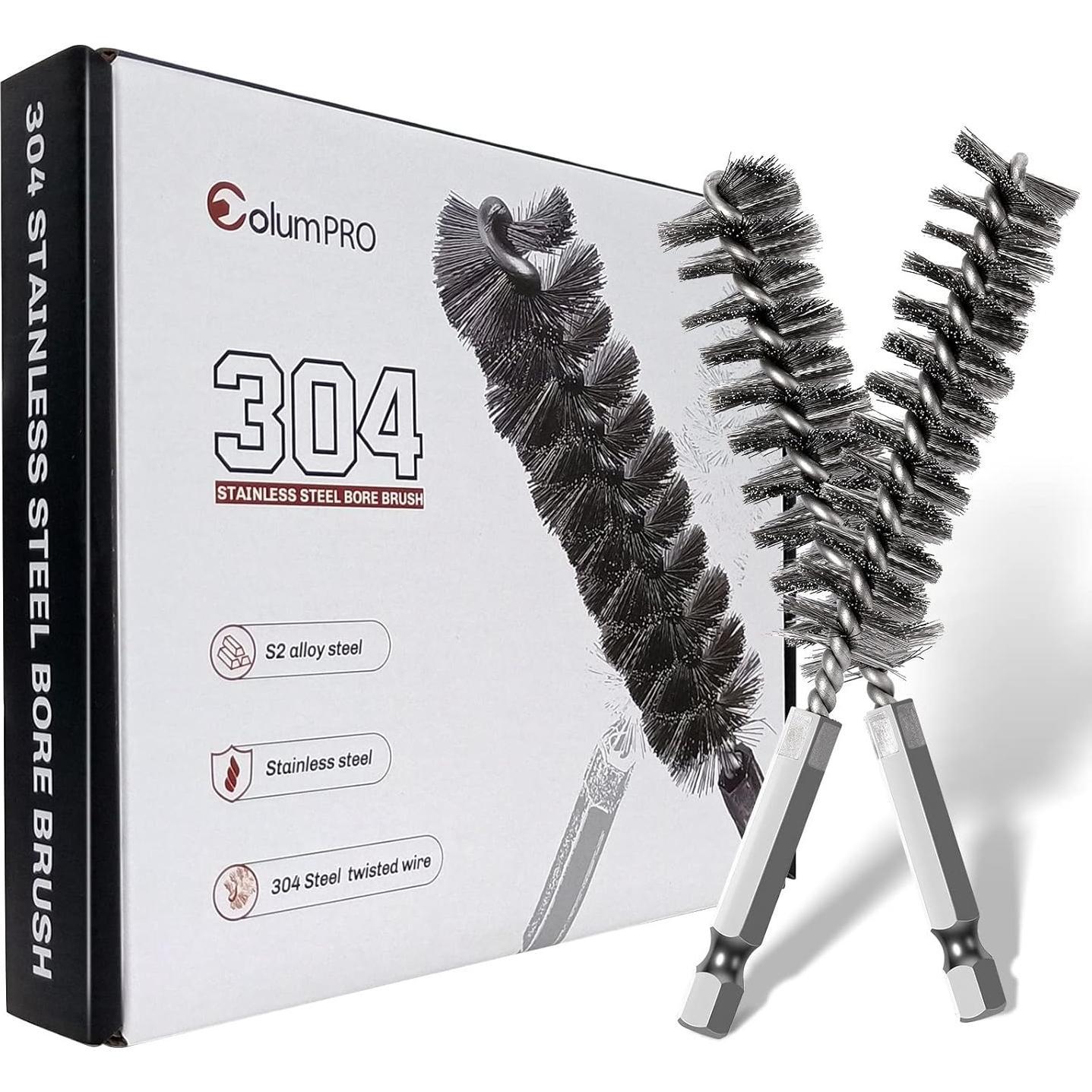 Juego de 6 Cepillos de Agujero Acero Inoxidable ColumPRO